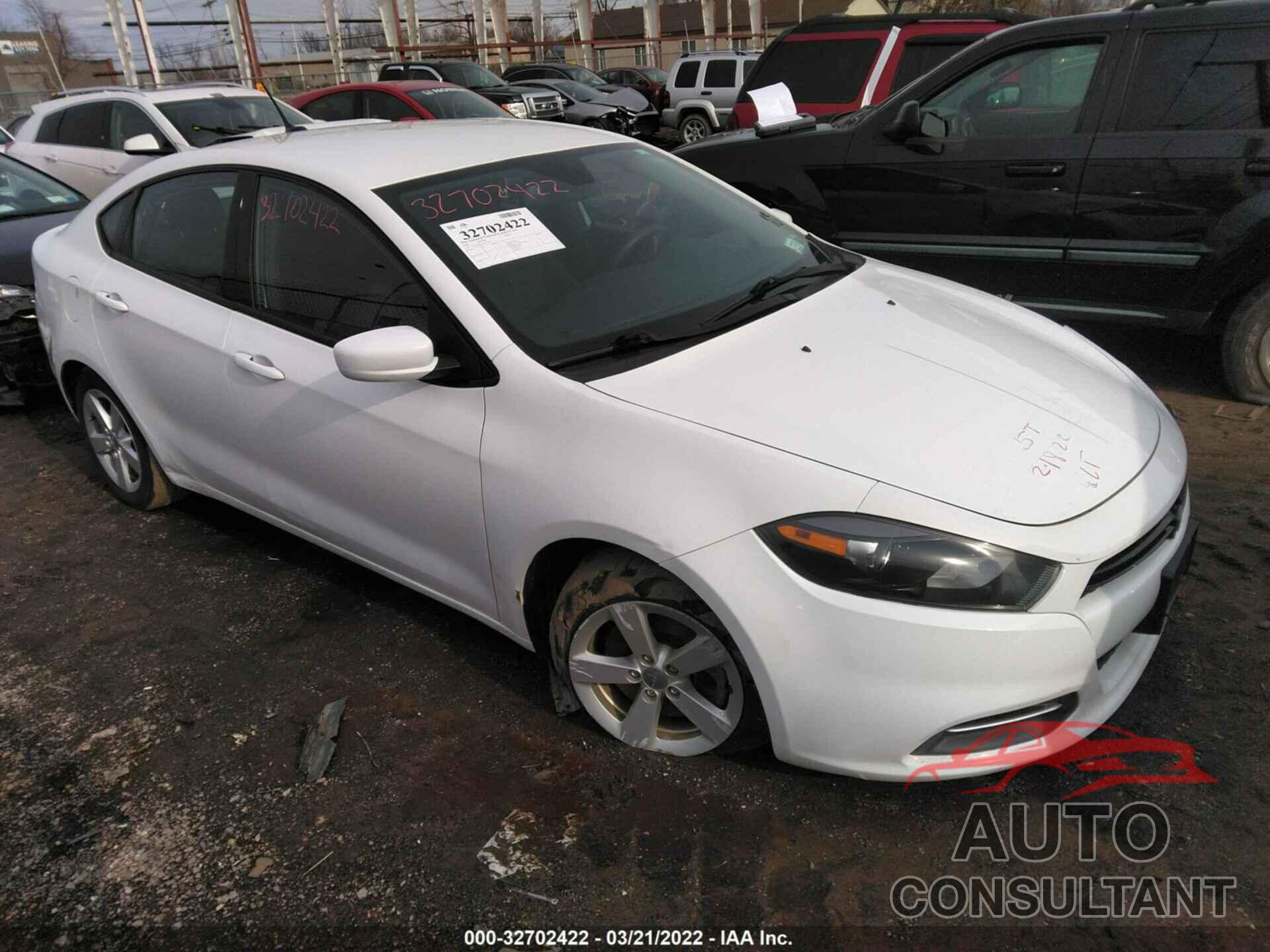 DODGE DART 2016 - 1C3CDFBBXGD517235