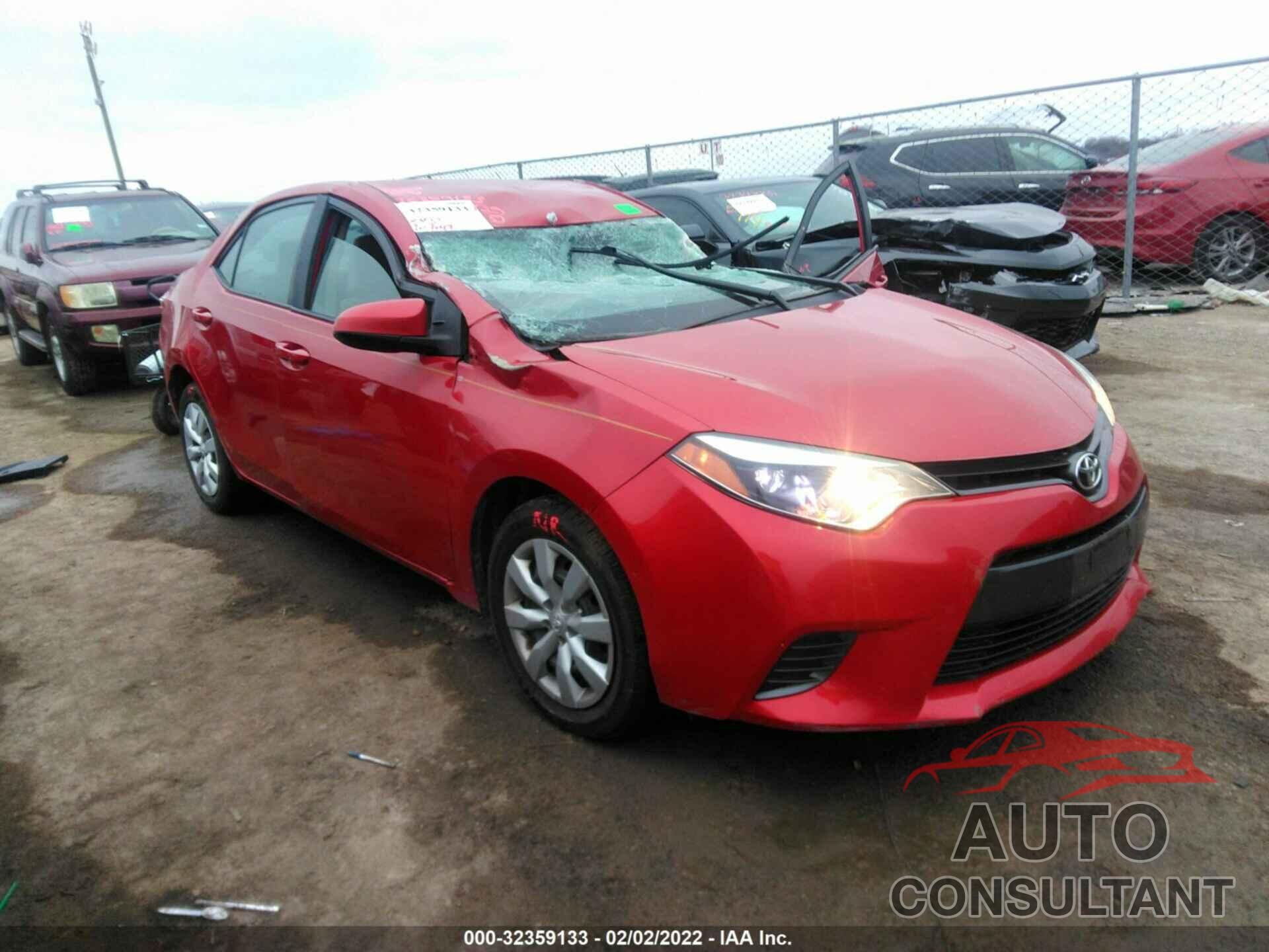 TOYOTA COROLLA 2016 - 5YFBURHE8GP422664