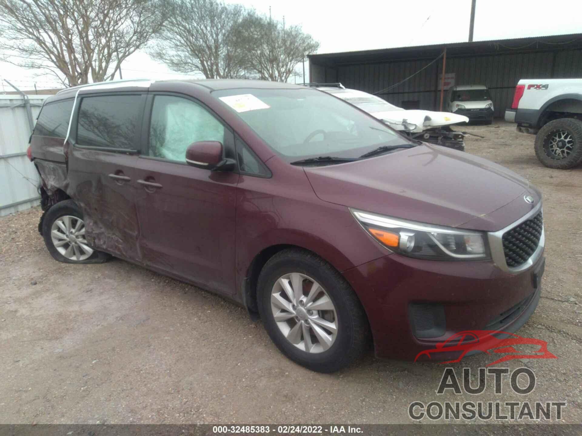 KIA SEDONA 2016 - KNDMB5C12G6124095