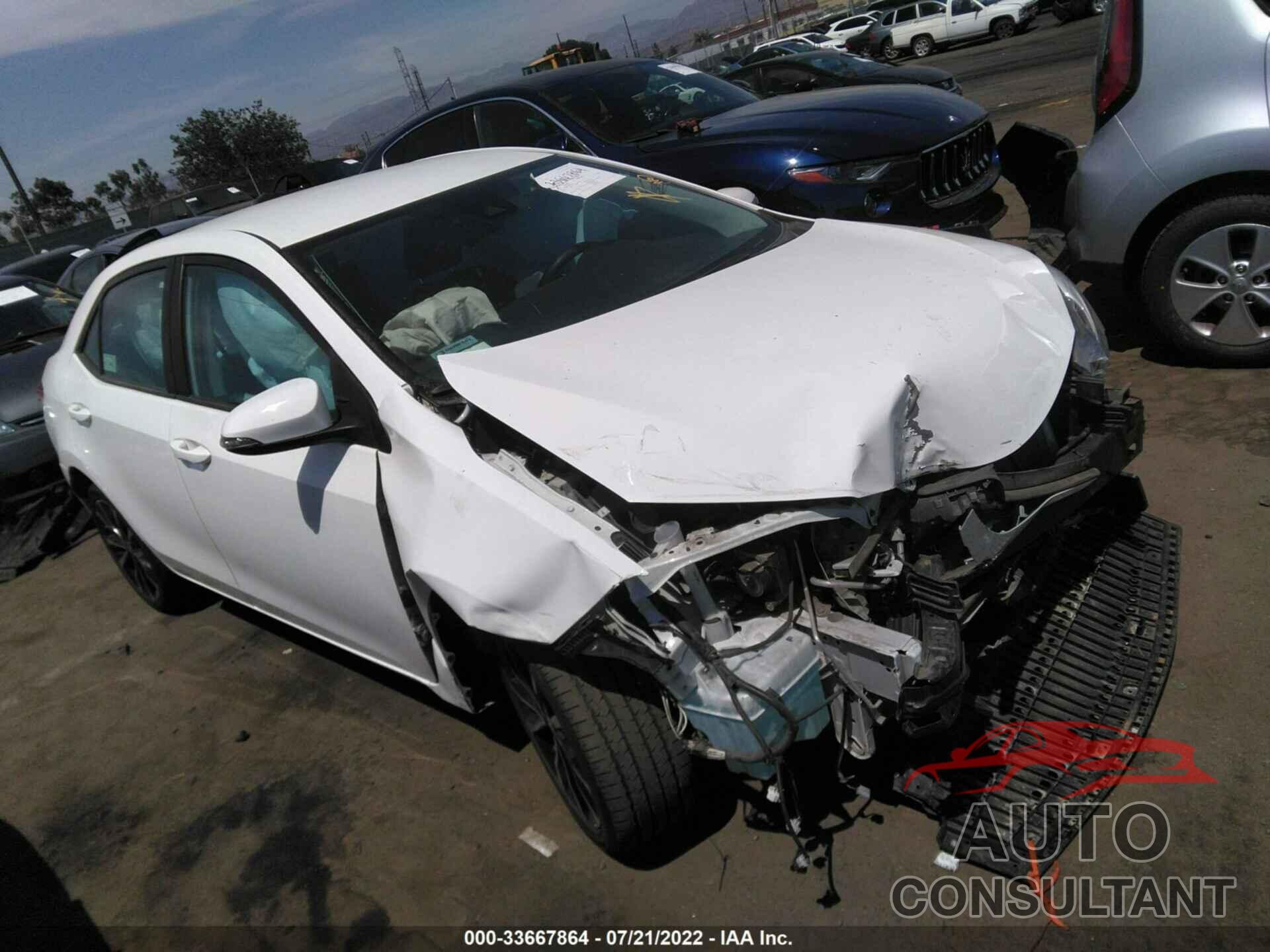 TOYOTA COROLLA 2018 - 5YFBURHE3JP825734