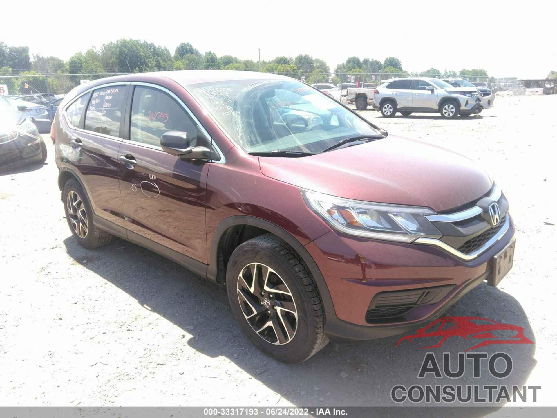 HONDA CR-V 2016 - 5J6RM4H49GL127827