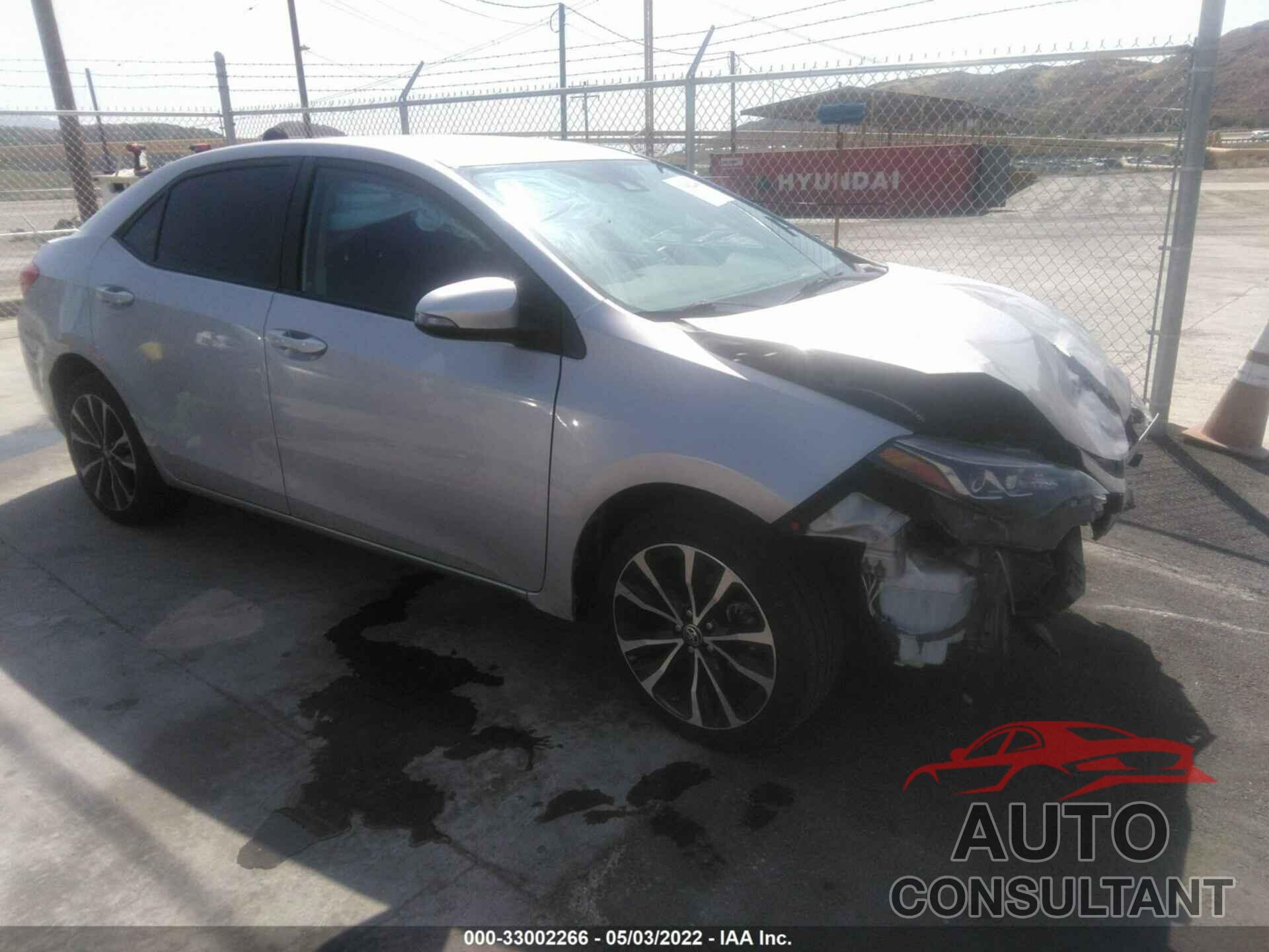 TOYOTA COROLLA 2017 - 5YFBURHE7HP699193