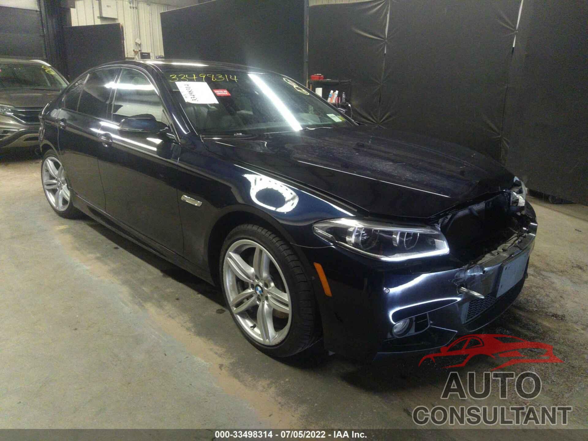 BMW 5 SERIES 2016 - WBA5B3C53GD549474