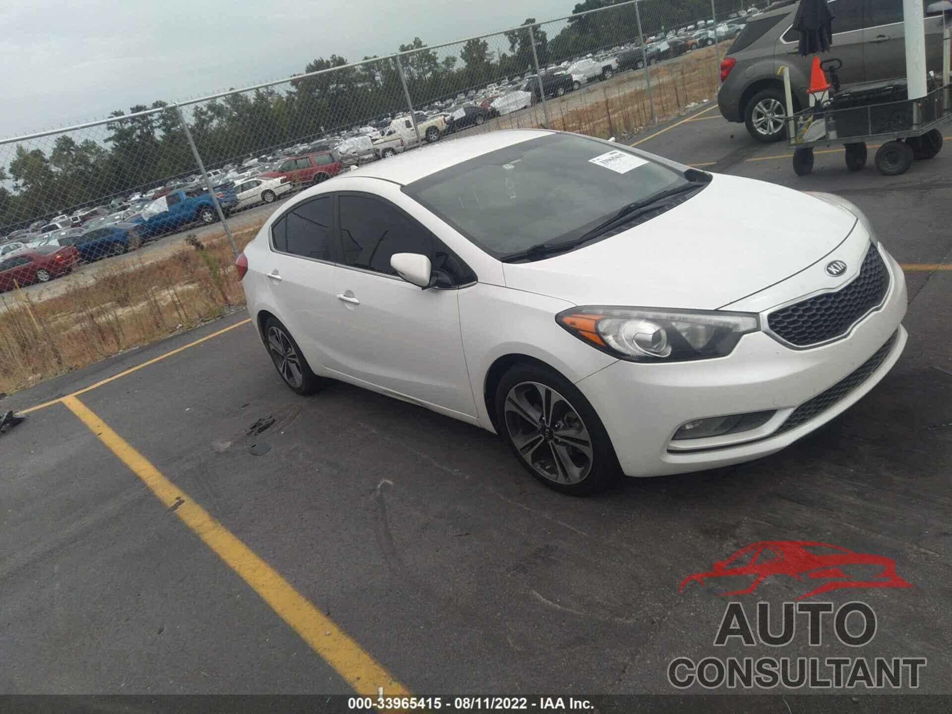 KIA FORTE 2016 - KNAFX4A86G5444897