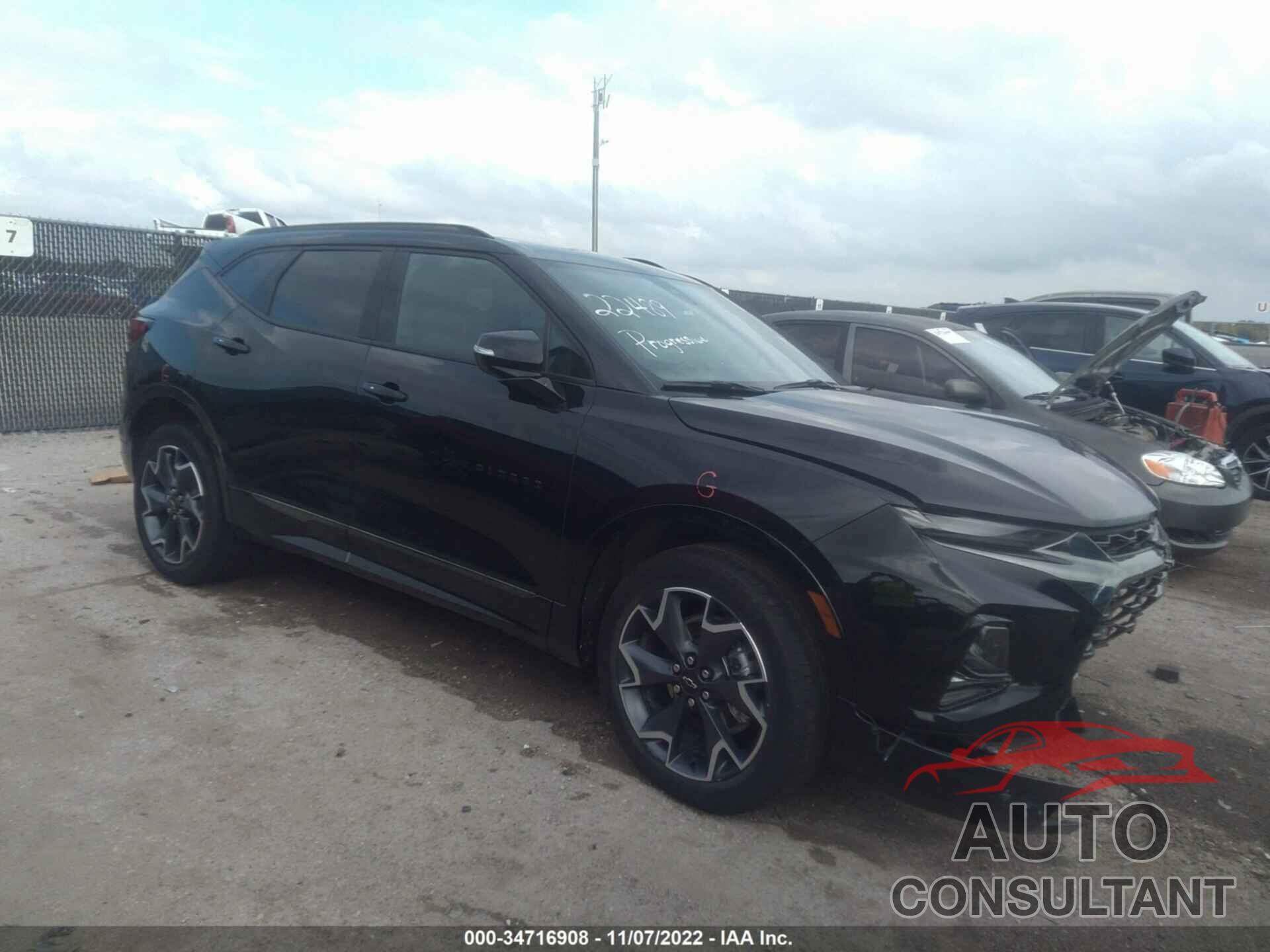 CHEVROLET BLAZER 2021 - 3GNKBERS1MS556764