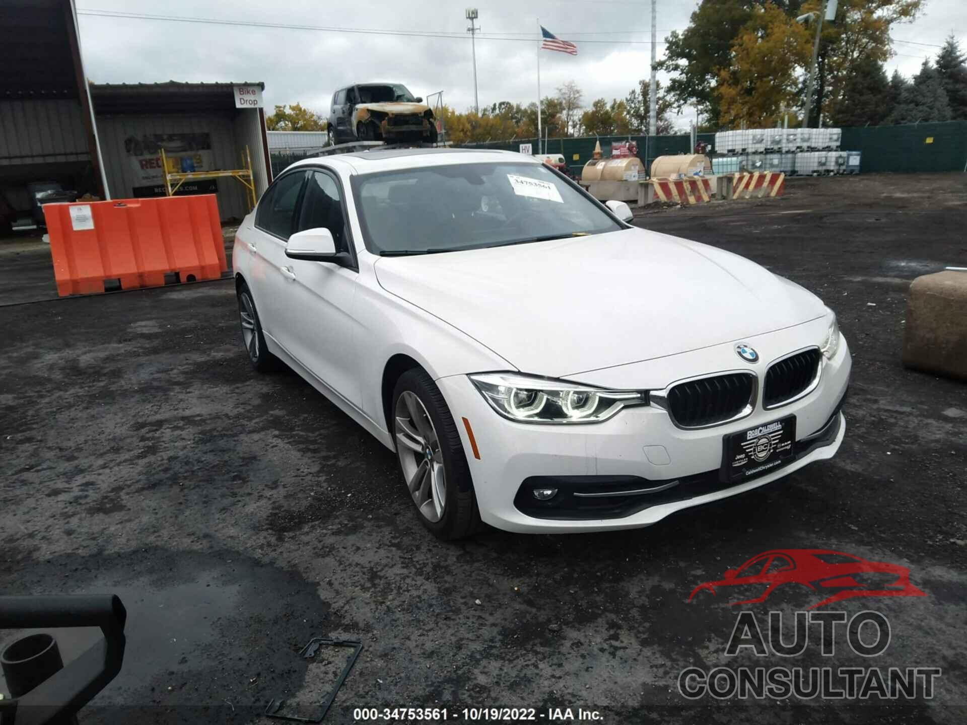 BMW 3 SERIES 2018 - WBA8D9C5XJA012801