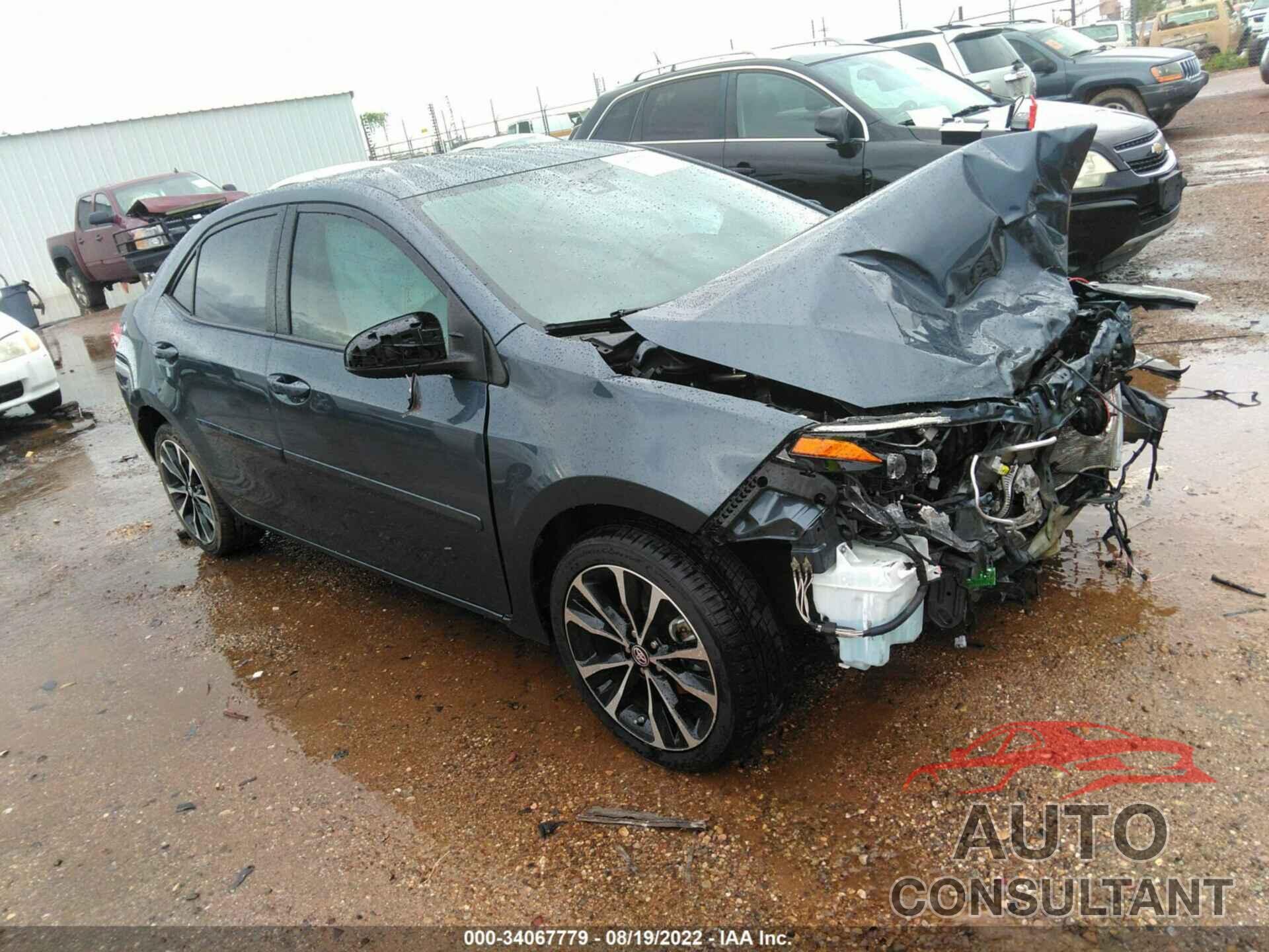 TOYOTA COROLLA 2017 - 2T1BURHE8HC812844