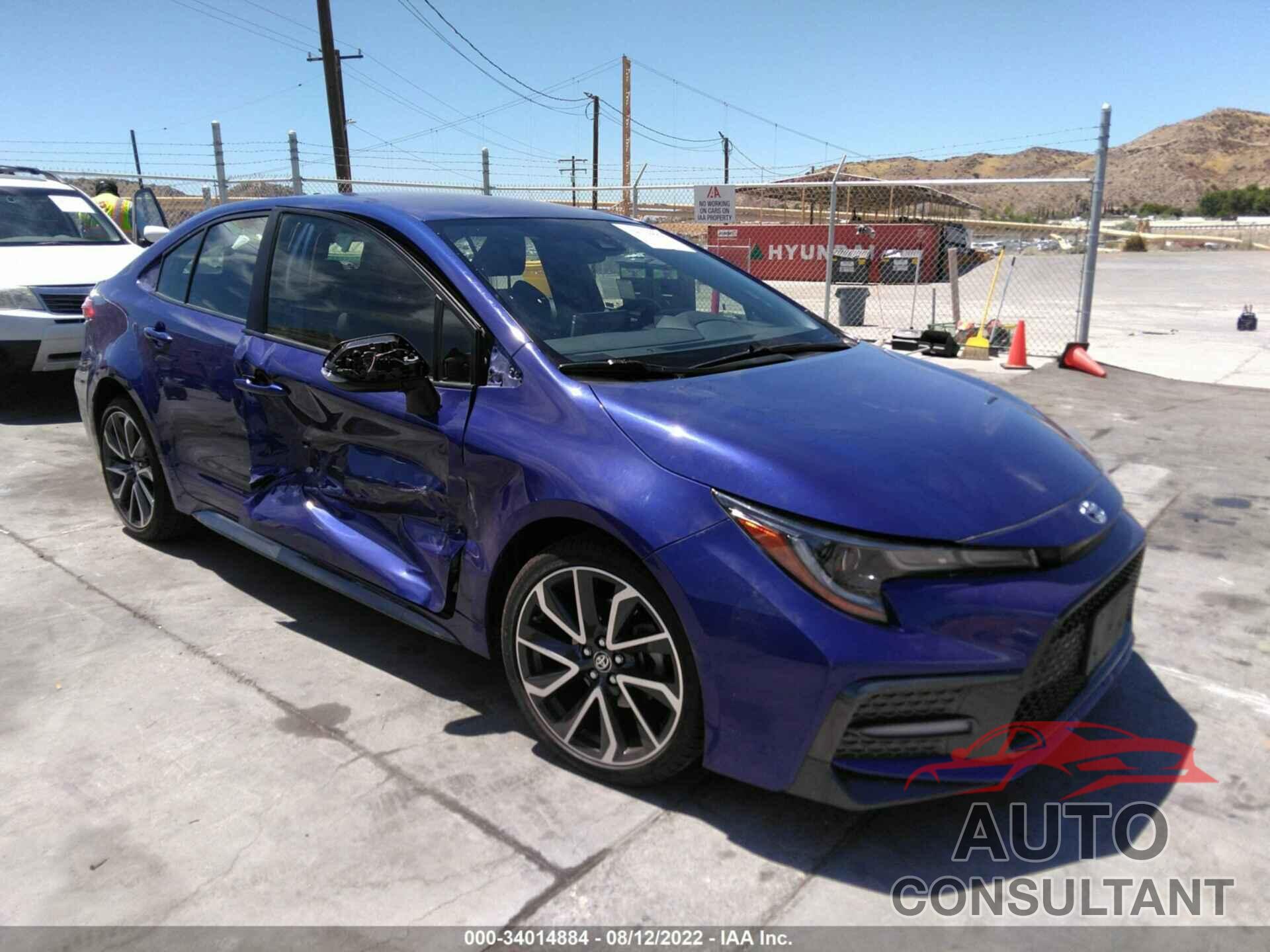 TOYOTA COROLLA 2020 - JTDS4RCE8LJ038096