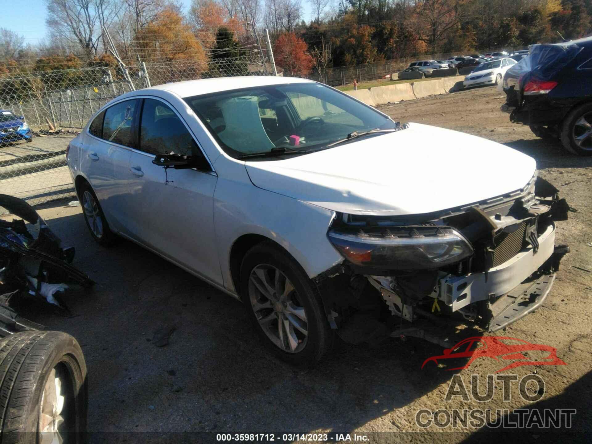 CHEVROLET MALIBU 2016 - 1G1ZE5ST4GF278963