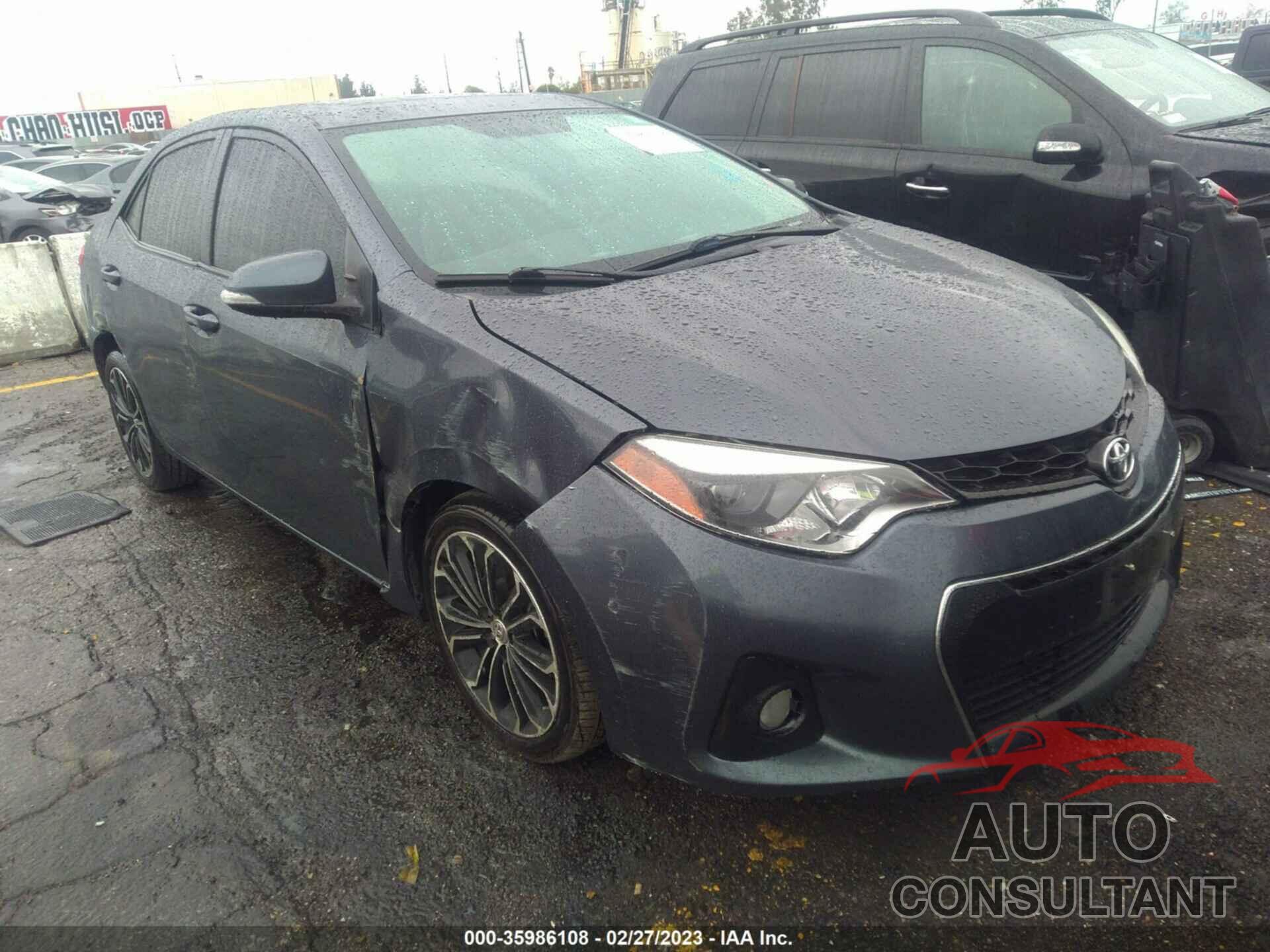 TOYOTA COROLLA 2016 - 5YFBURHE2GP381240