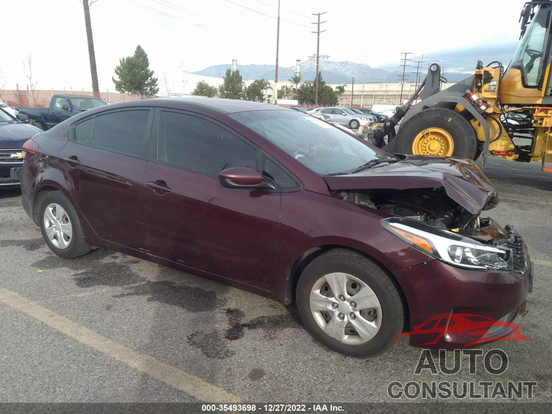 KIA FORTE 2017 - 3KPFL4A74HE078353