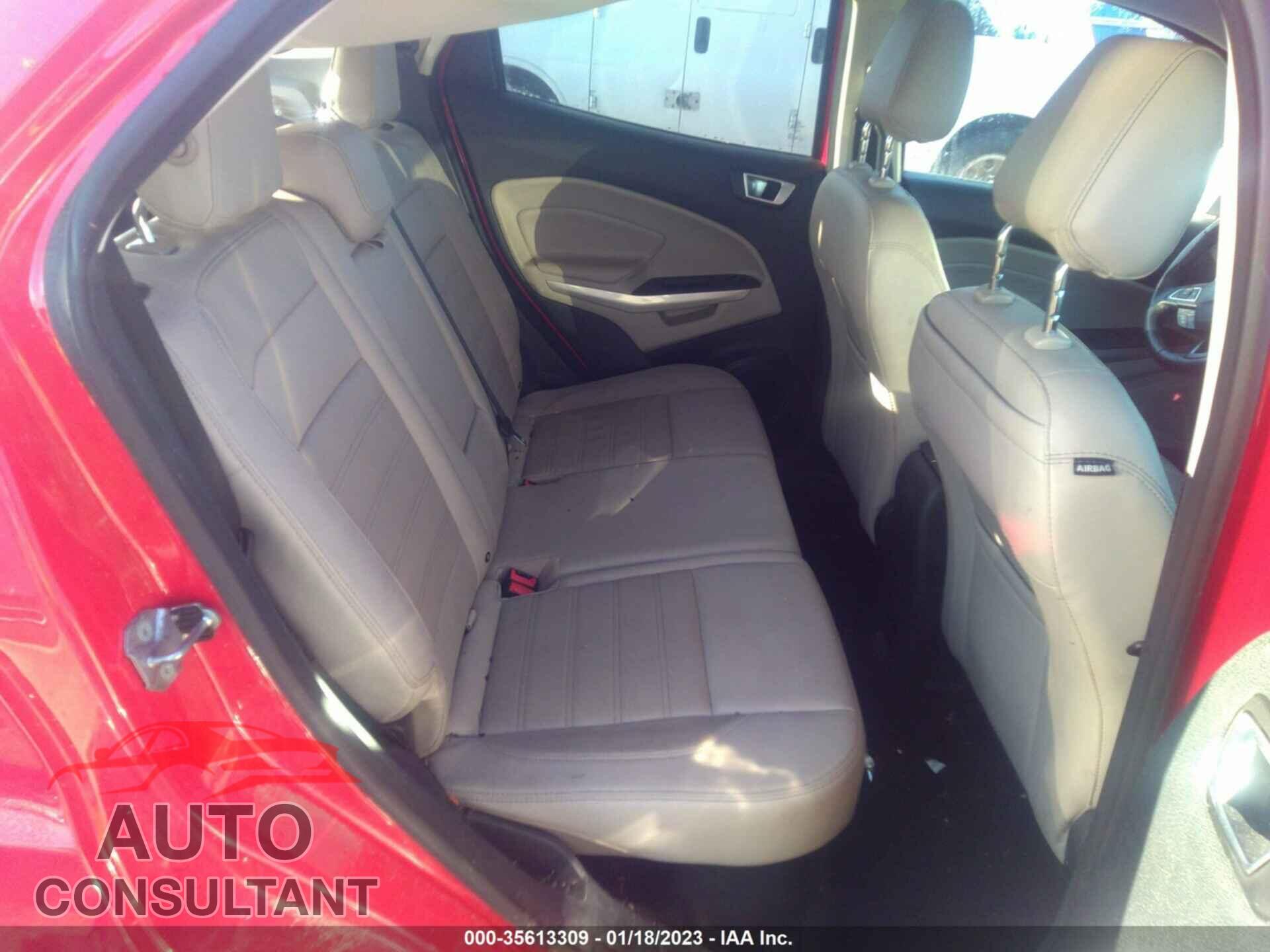 FORD ECOSPORT 2019 - MAJ6S3KL6KC302784