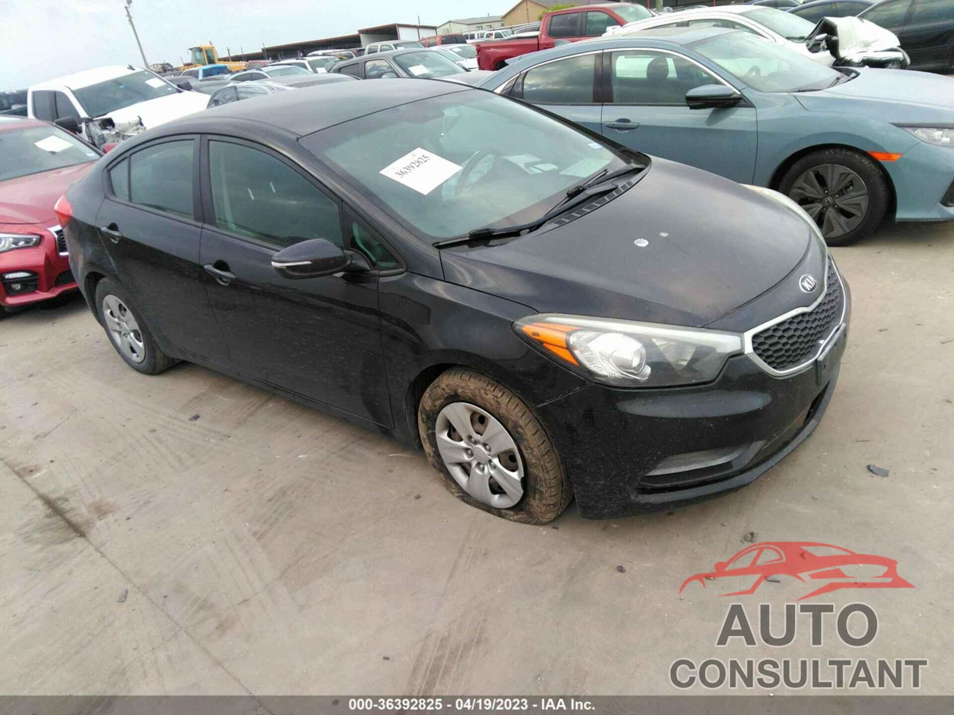 KIA FORTE 2015 - KNAFX4A65F5323730