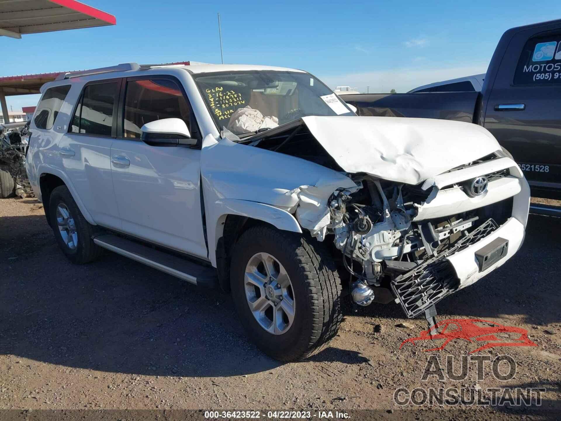 TOYOTA 4RUNNER 2016 - JTEZU5JR1G5116757