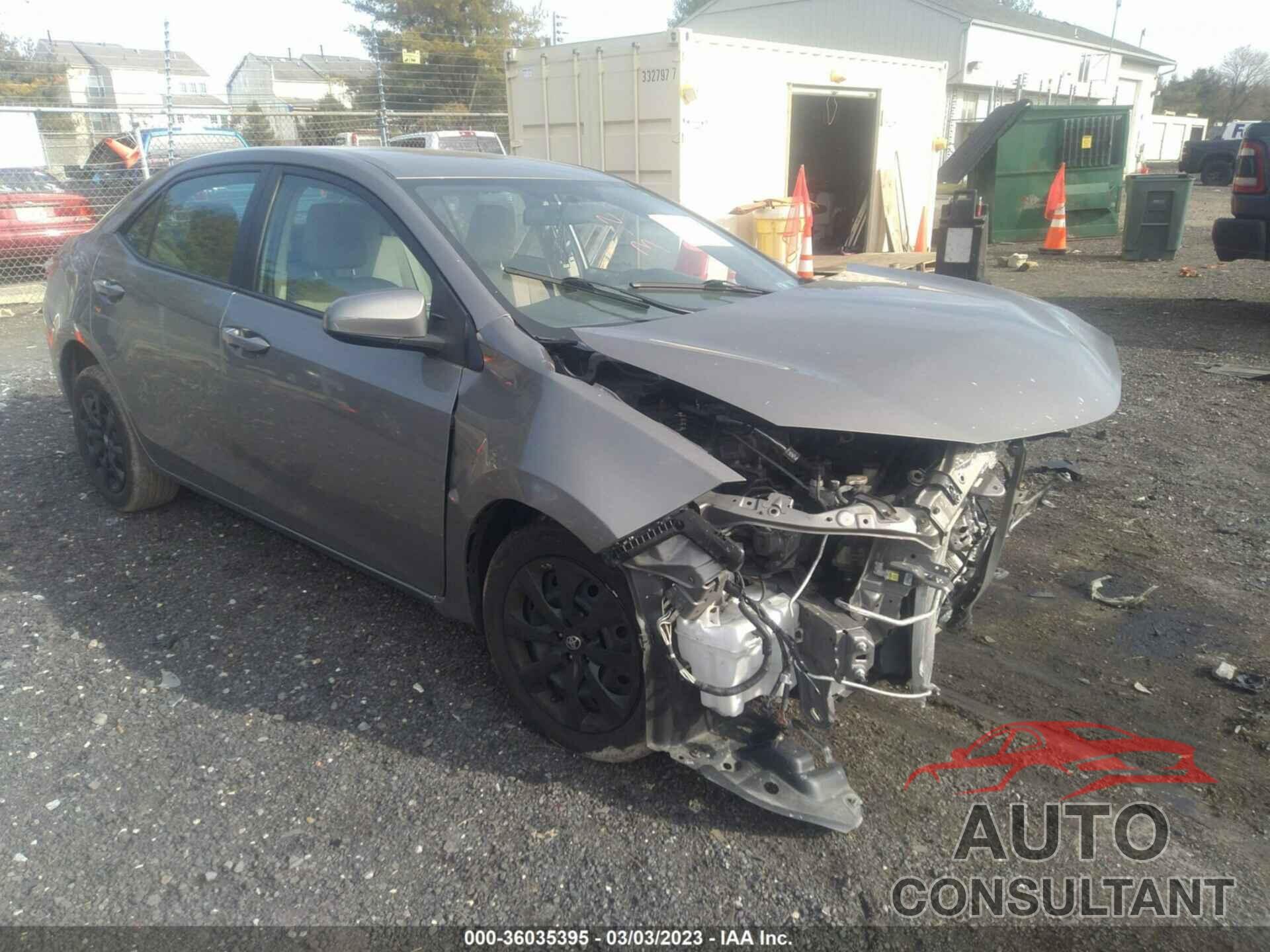 TOYOTA COROLLA 2016 - 2T1BURHE2GC550530
