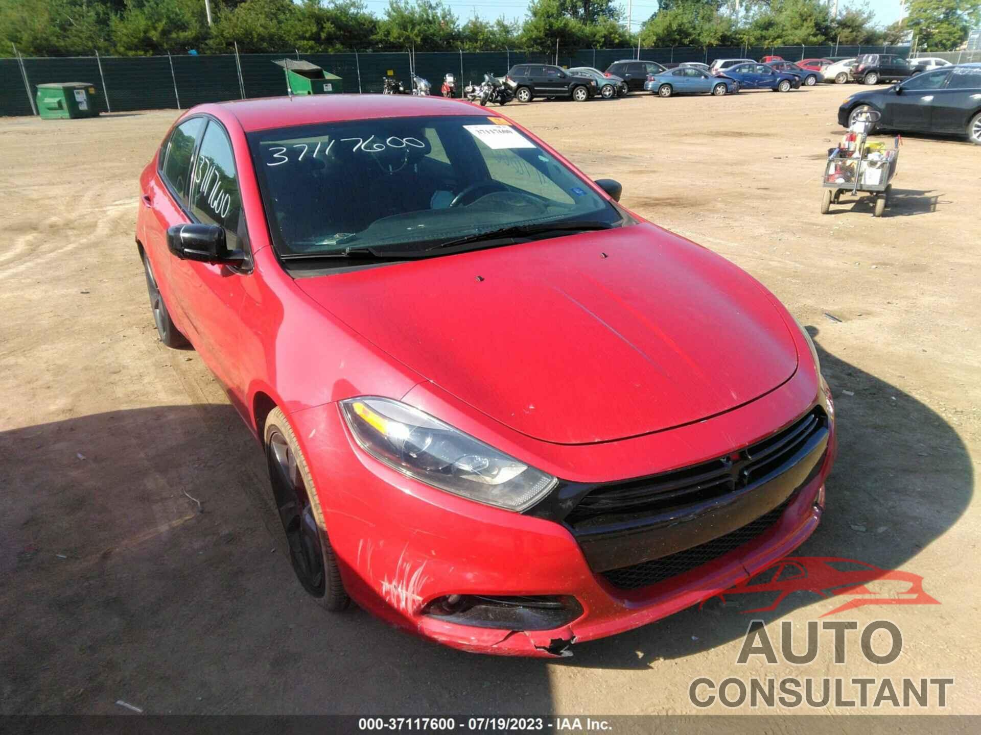 DODGE DART 2016 - 1C3CDFBB2GD505354