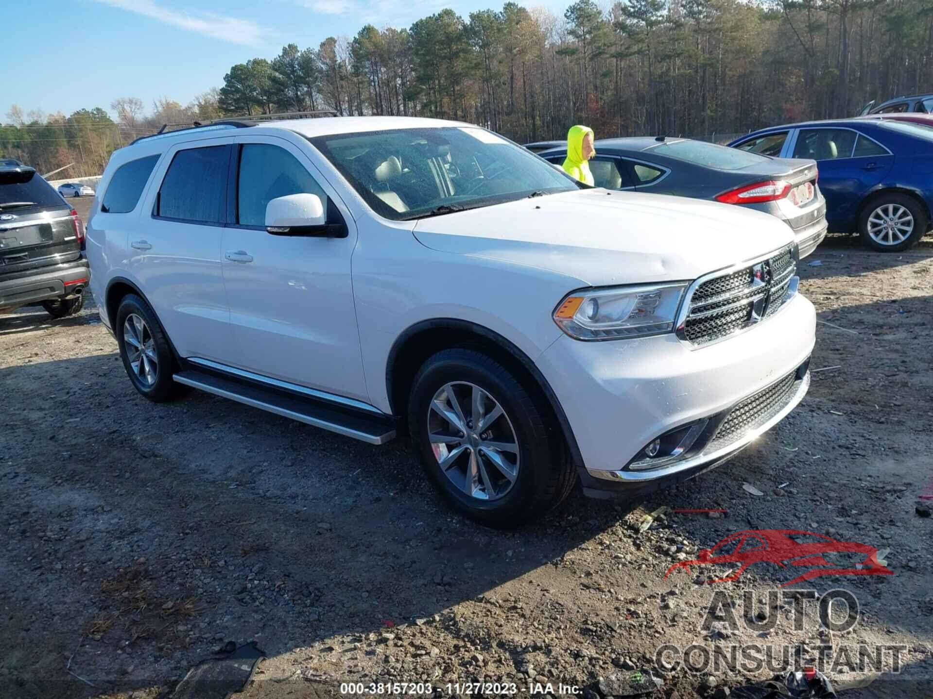 DODGE DURANGO 2016 - 1C4RDHDG1GC322169