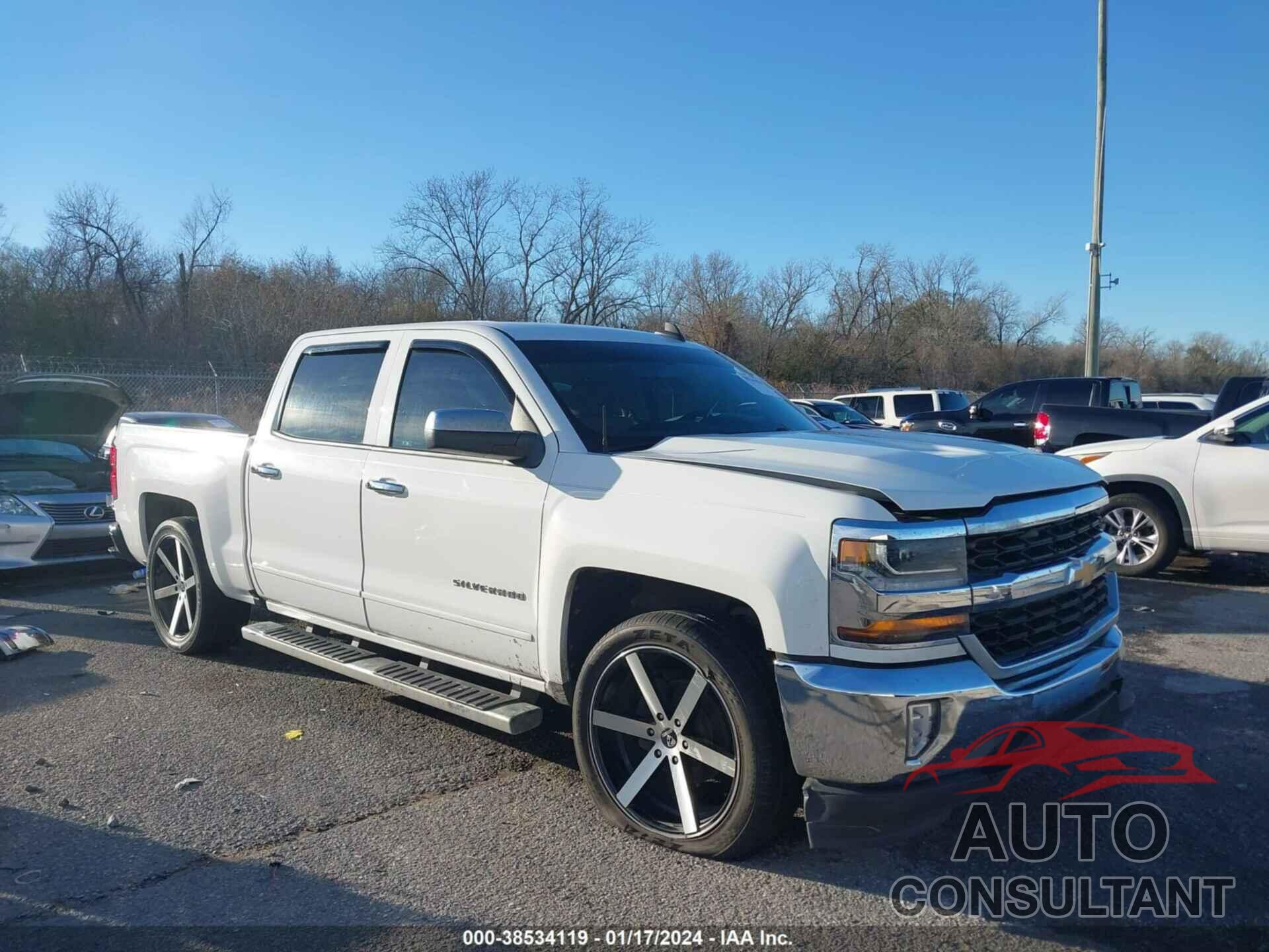 CHEVROLET SILVERADO 1500 2017 - 3GCPCREC0HG113533