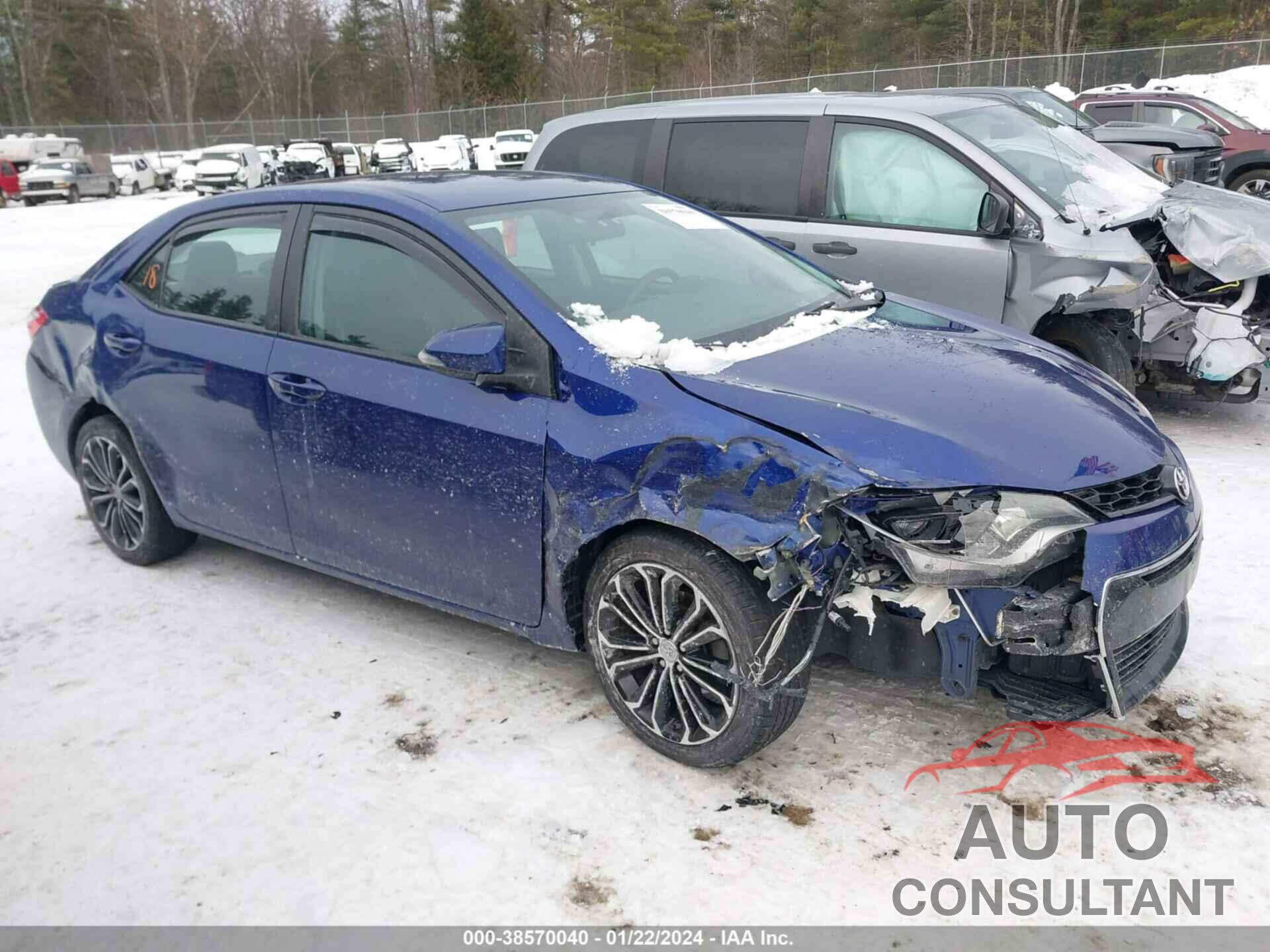 TOYOTA COROLLA 2016 - 2T1BURHE2GC675771