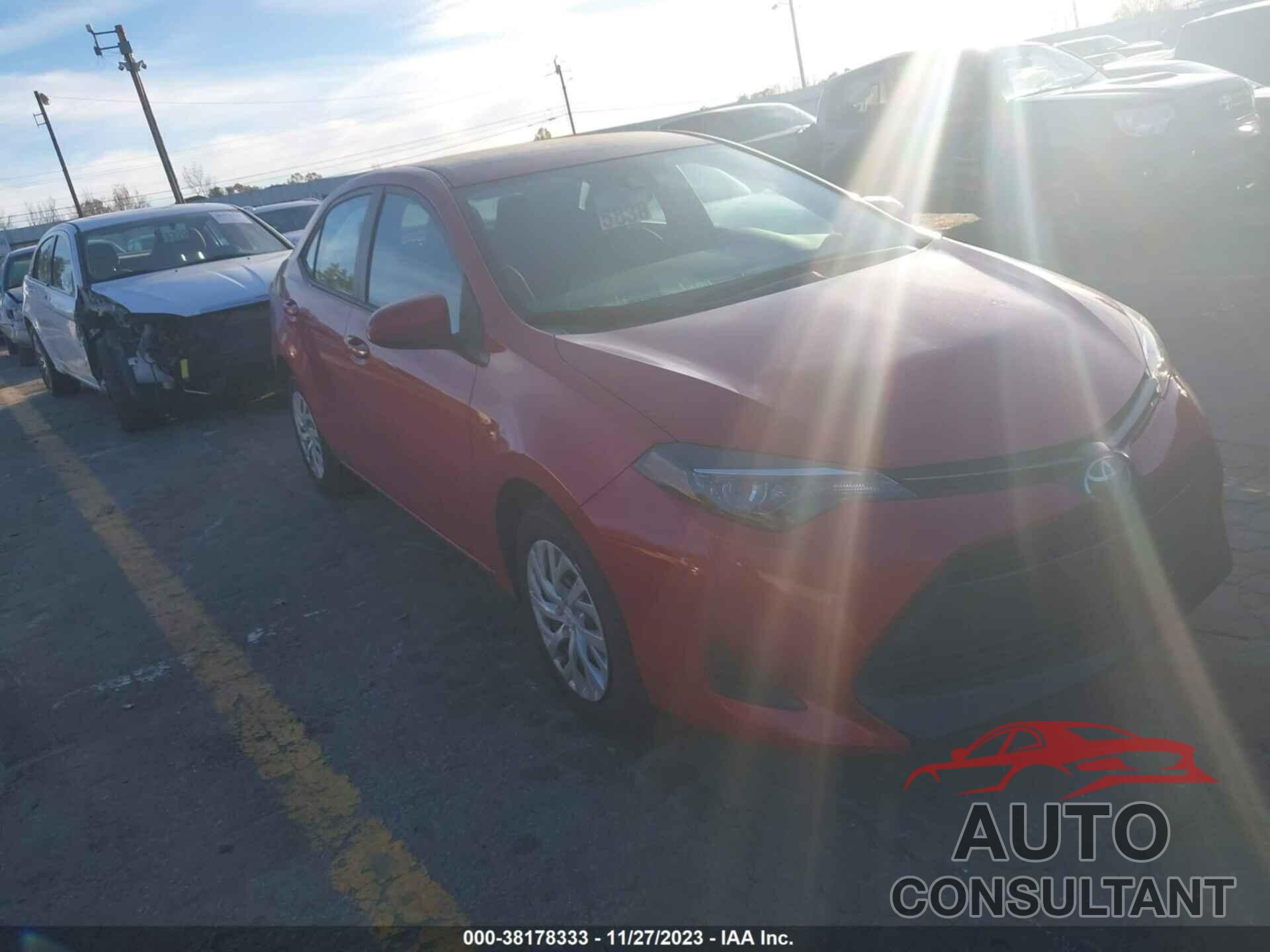 TOYOTA COROLLA 2019 - 5YFBURHE7KP897523