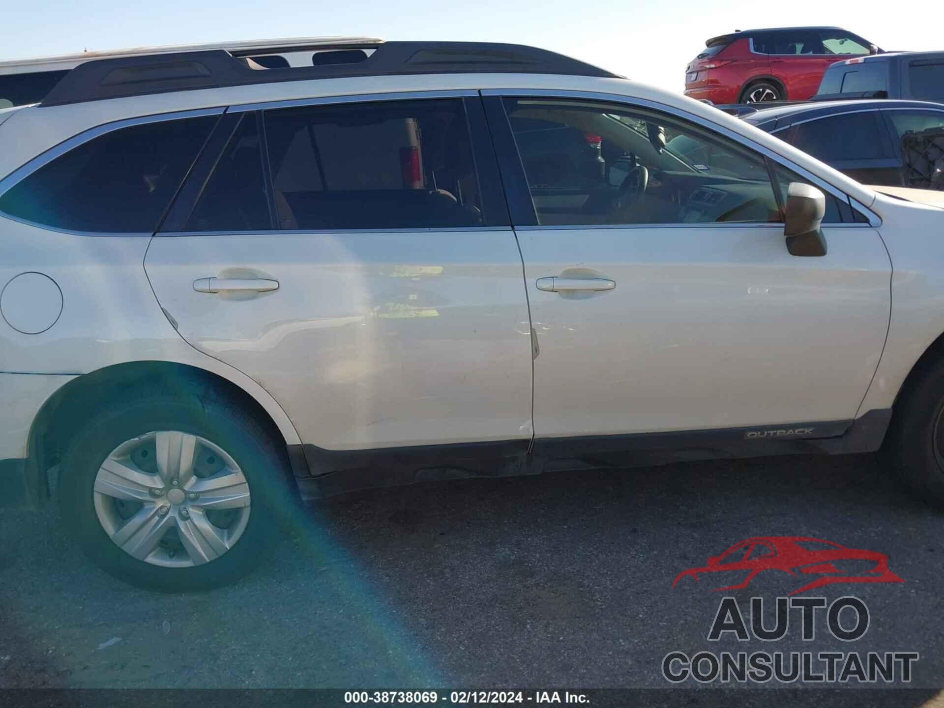 SUBARU OUTBACK 2016 - 4S4BSBAC9G3237078
