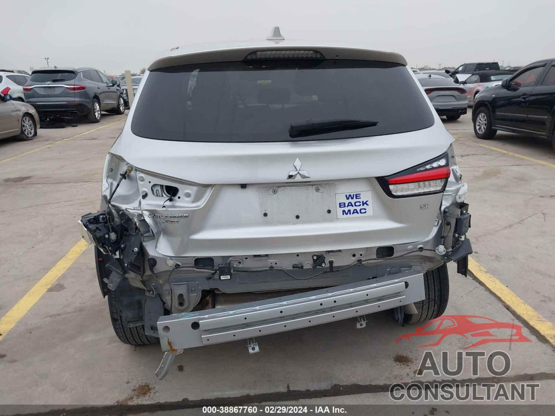 MITSUBISHI OUTLANDER SPORT 2021 - JA4APVAU2MU036487