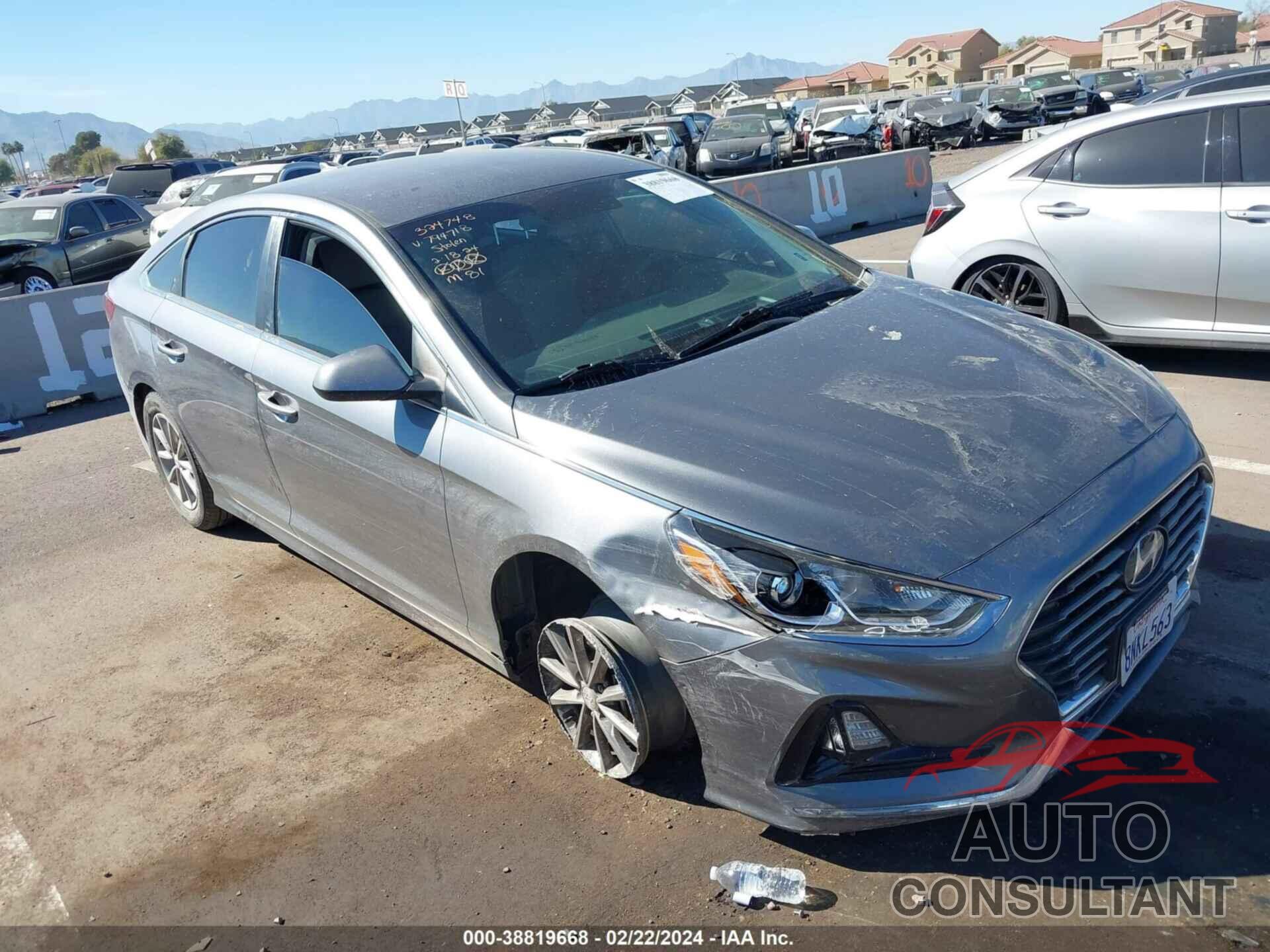 HYUNDAI SONATA 2019 - 5NPE24AF3KH794718
