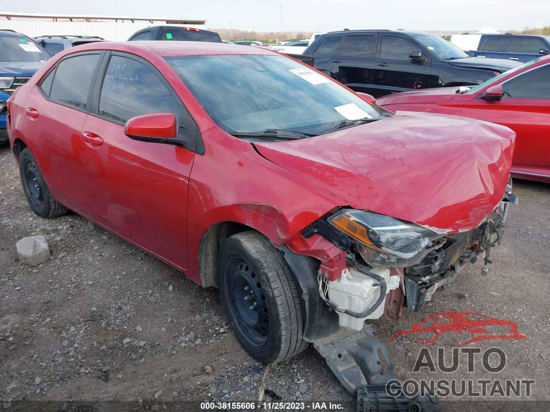 TOYOTA COROLLA 2017 - 5YFBURHE2HP664187