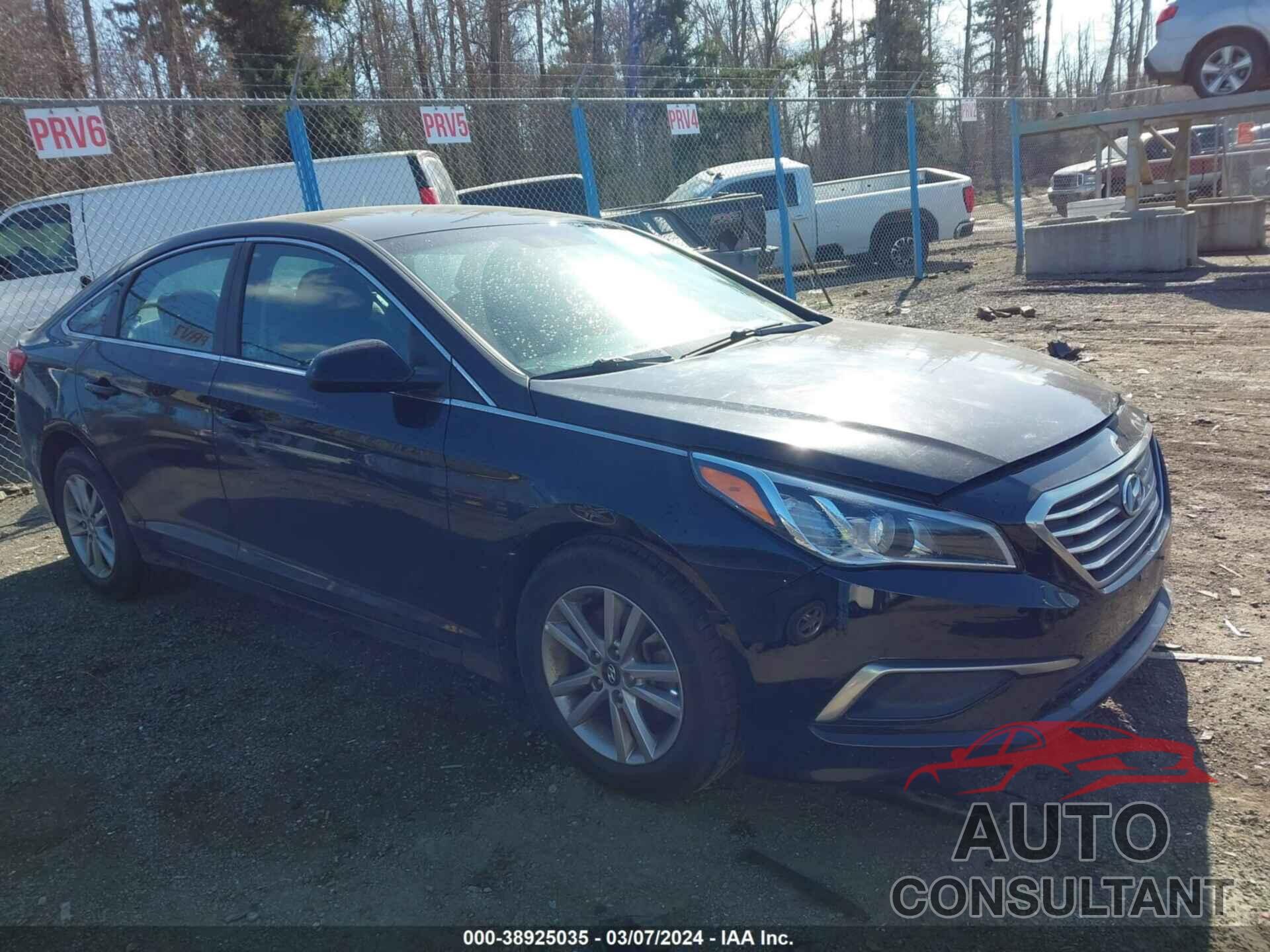 HYUNDAI SONATA 2016 - 5NPE24AFXGH359945