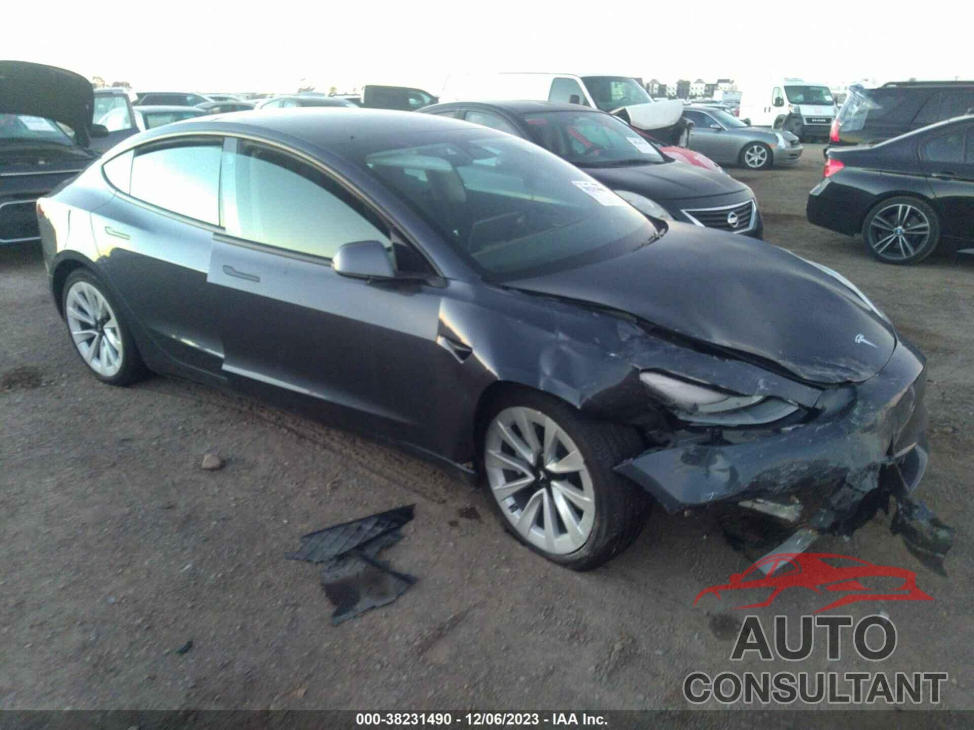TESLA MODEL 3 2022 - 5YJ3E1EB8NF167083