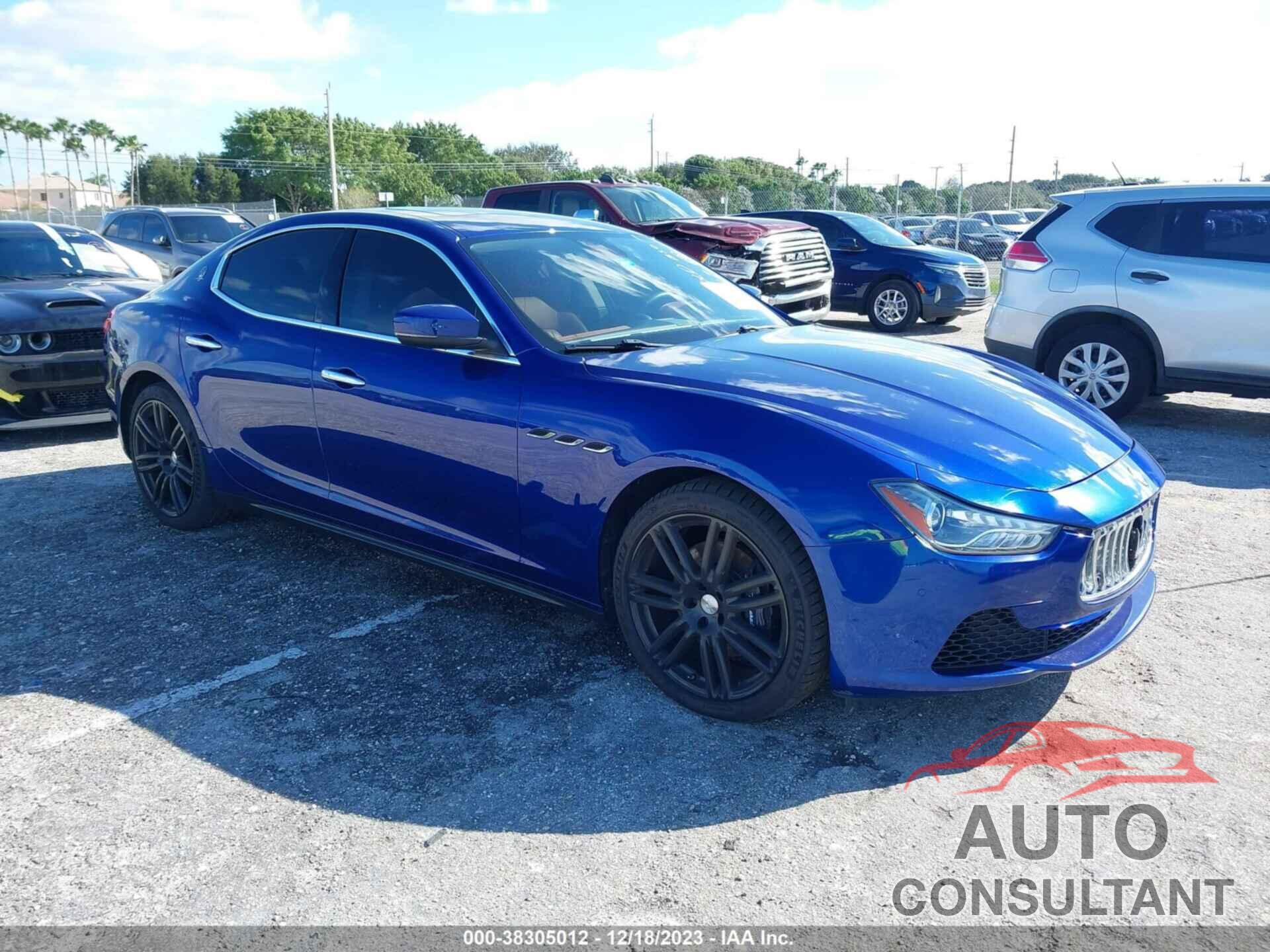 MASERATI GHIBLI 2017 - ZAM57XSA0H1227657