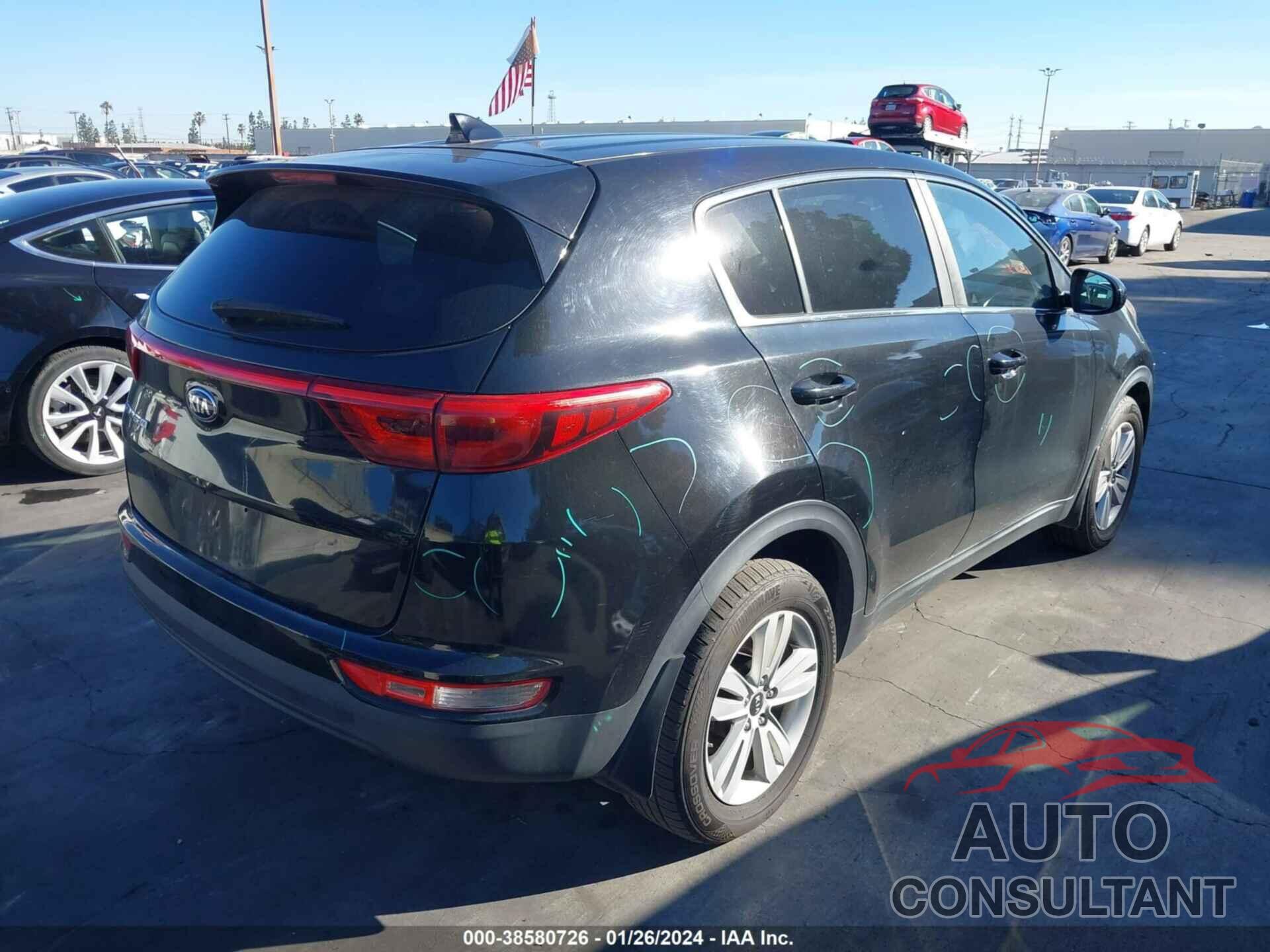 KIA SPORTAGE 2017 - KNDPM3AC9H7170793