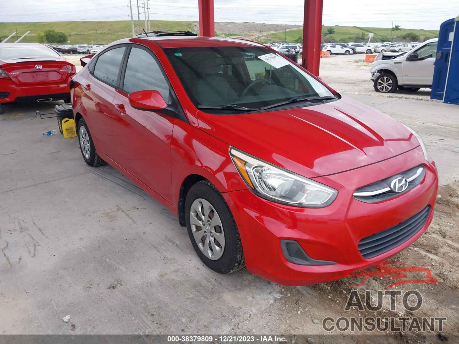 HYUNDAI ACCENT 2016 - KMHCT4AE8GU139992