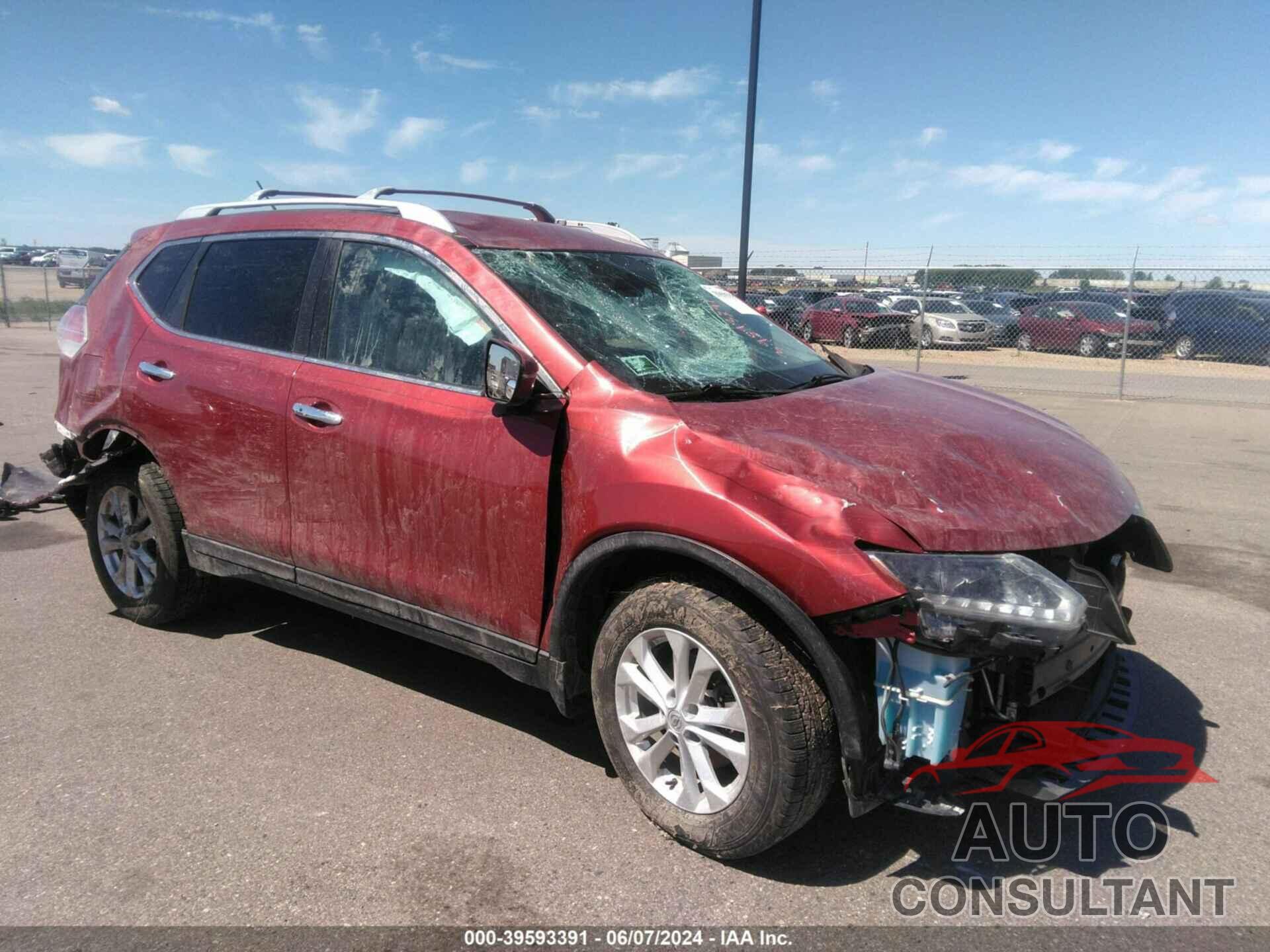 NISSAN ROGUE 2016 - KNMAT2MV3GP688137