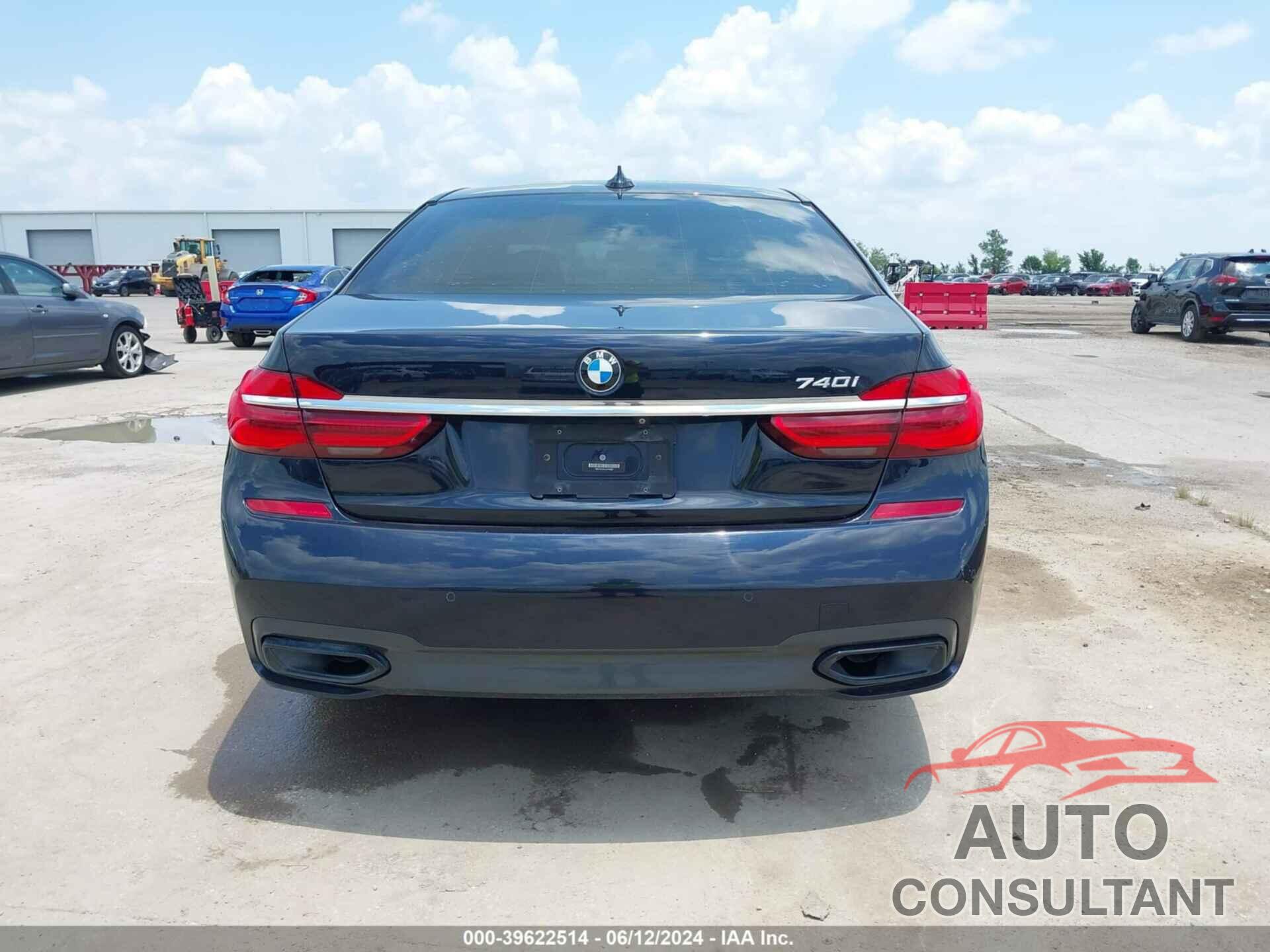 BMW 740I 2018 - WBA7E2C54JG742667