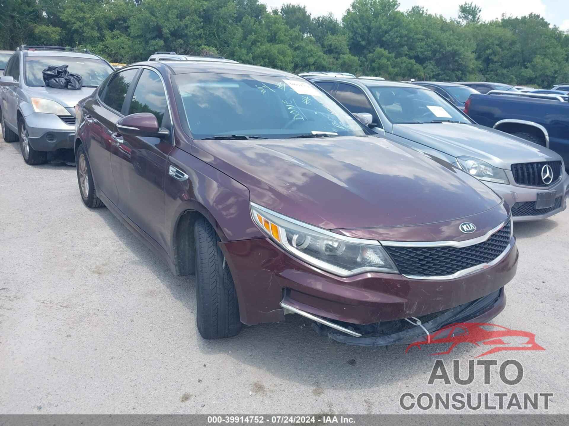 KIA OPTIMA 2016 - 5XXGT4L38GG106577