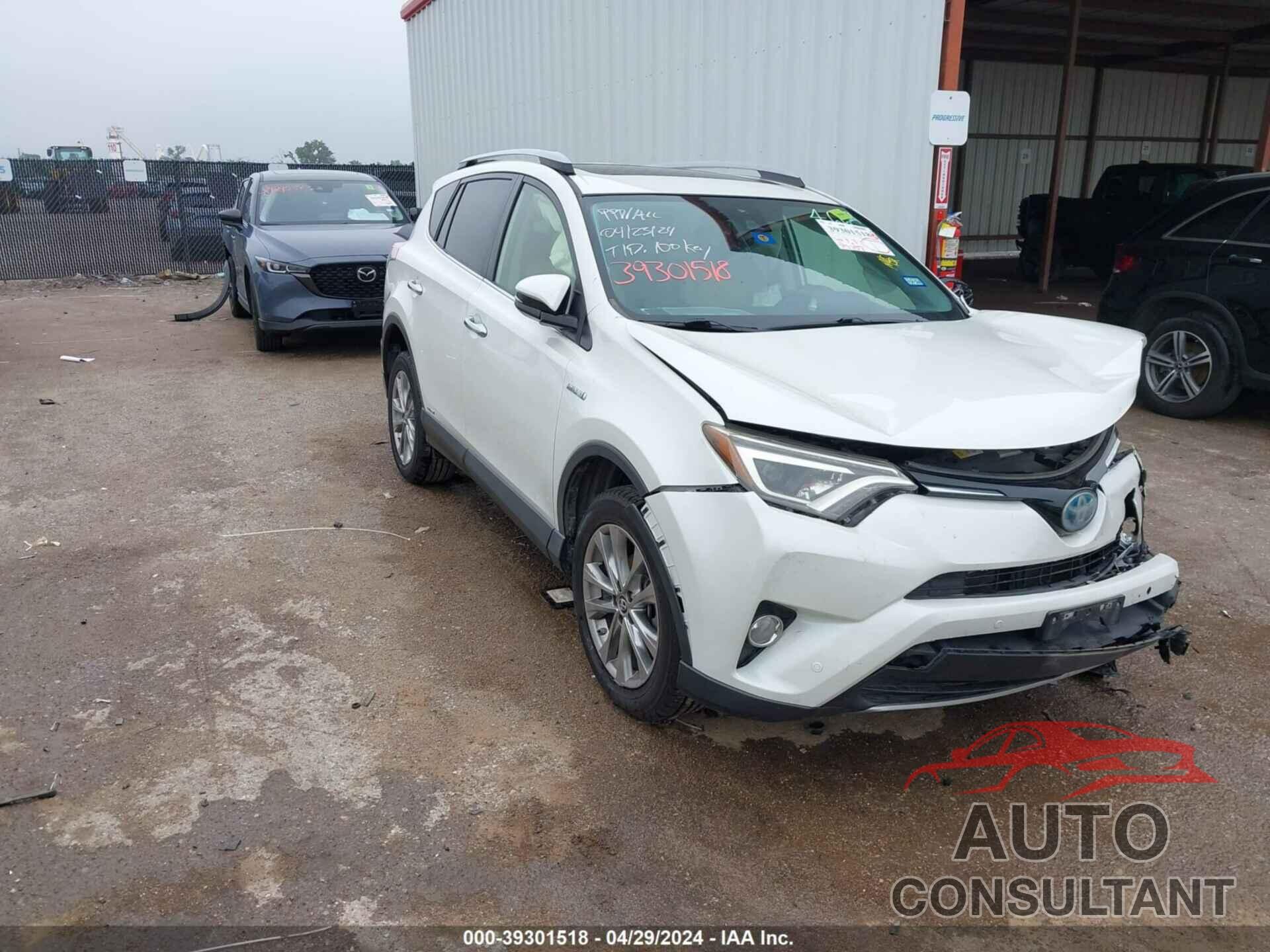 TOYOTA RAV4 HYBRID 2017 - JTMDJREV0HD084669