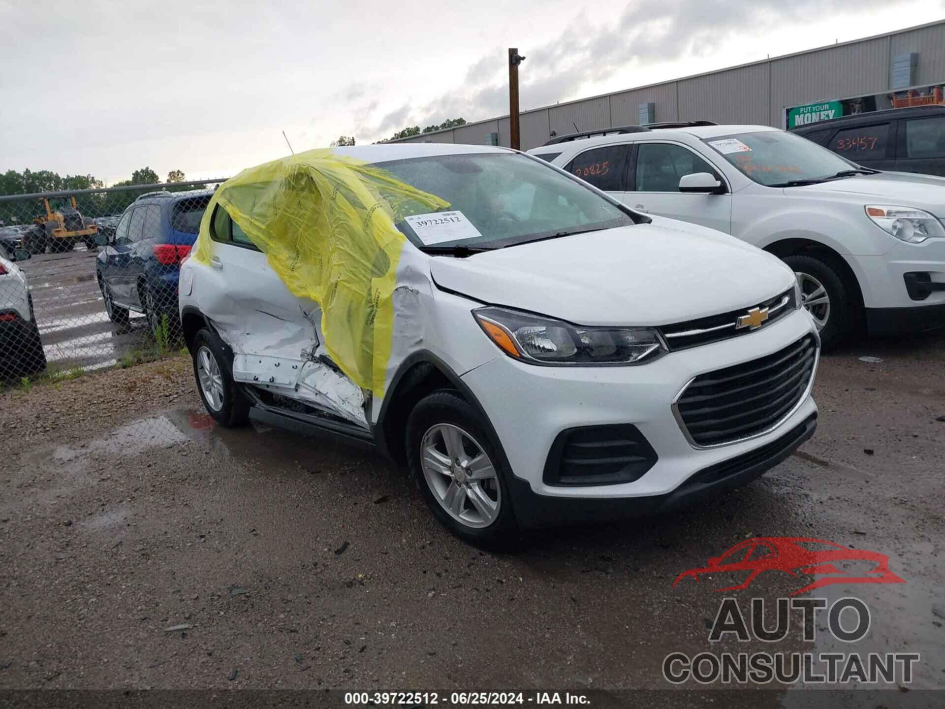 CHEVROLET TRAX 2019 - 3GNCJNSB7KL207357