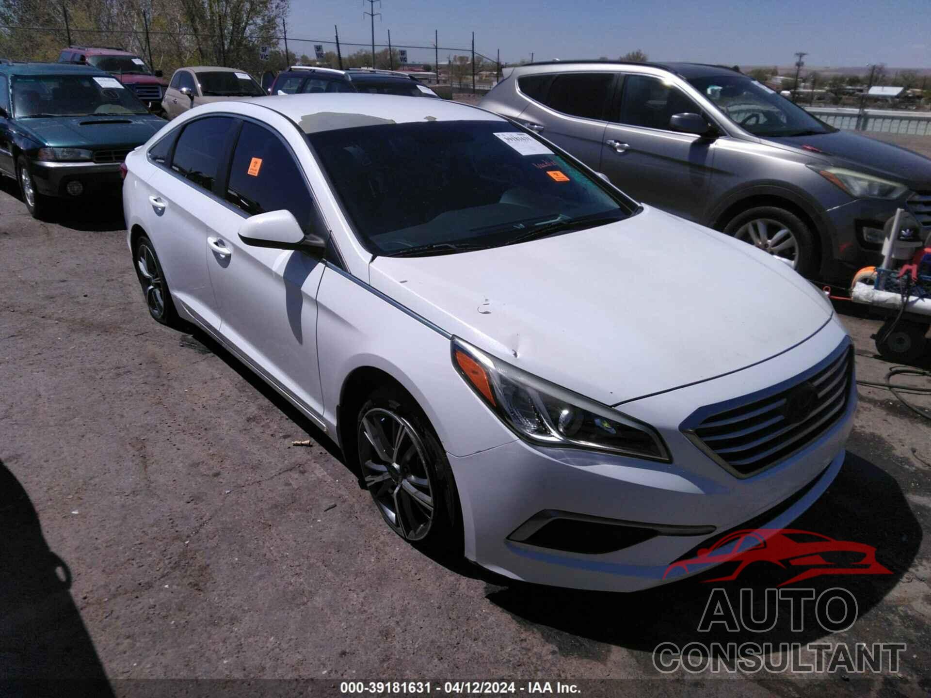 HYUNDAI SONATA 2016 - 5NPE24AF7GH380137