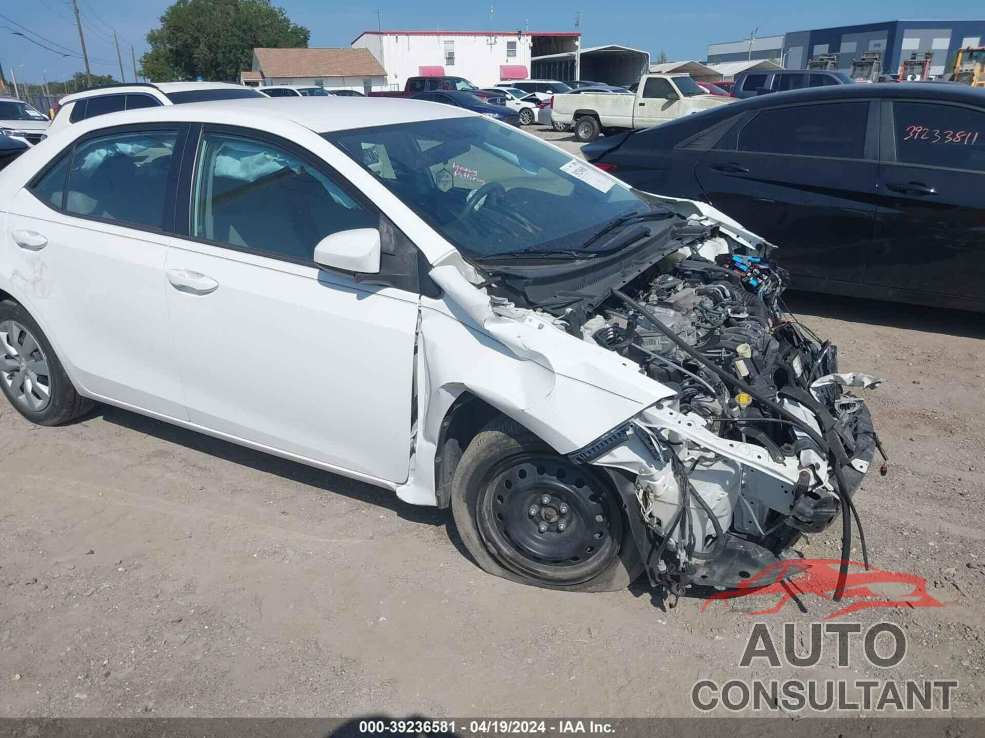 TOYOTA COROLLA 2016 - 2T1BURHE0GC698837