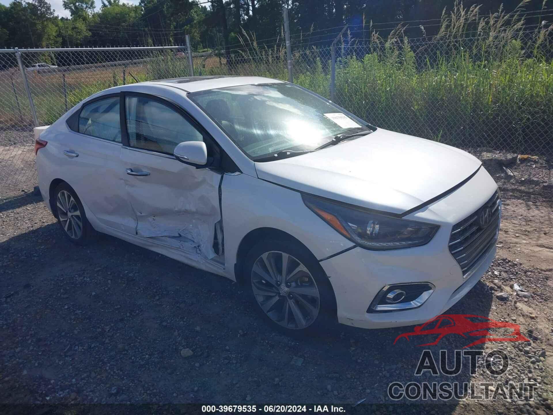 HYUNDAI ACCENT 2019 - 3KPC34A33KE059512