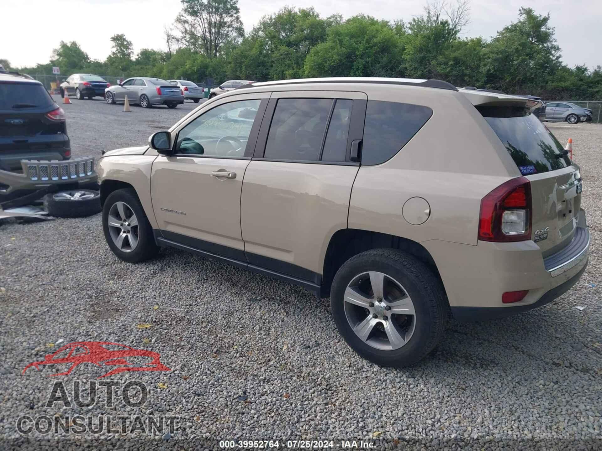 JEEP COMPASS 2017 - 1C4NJDEB8HD139480