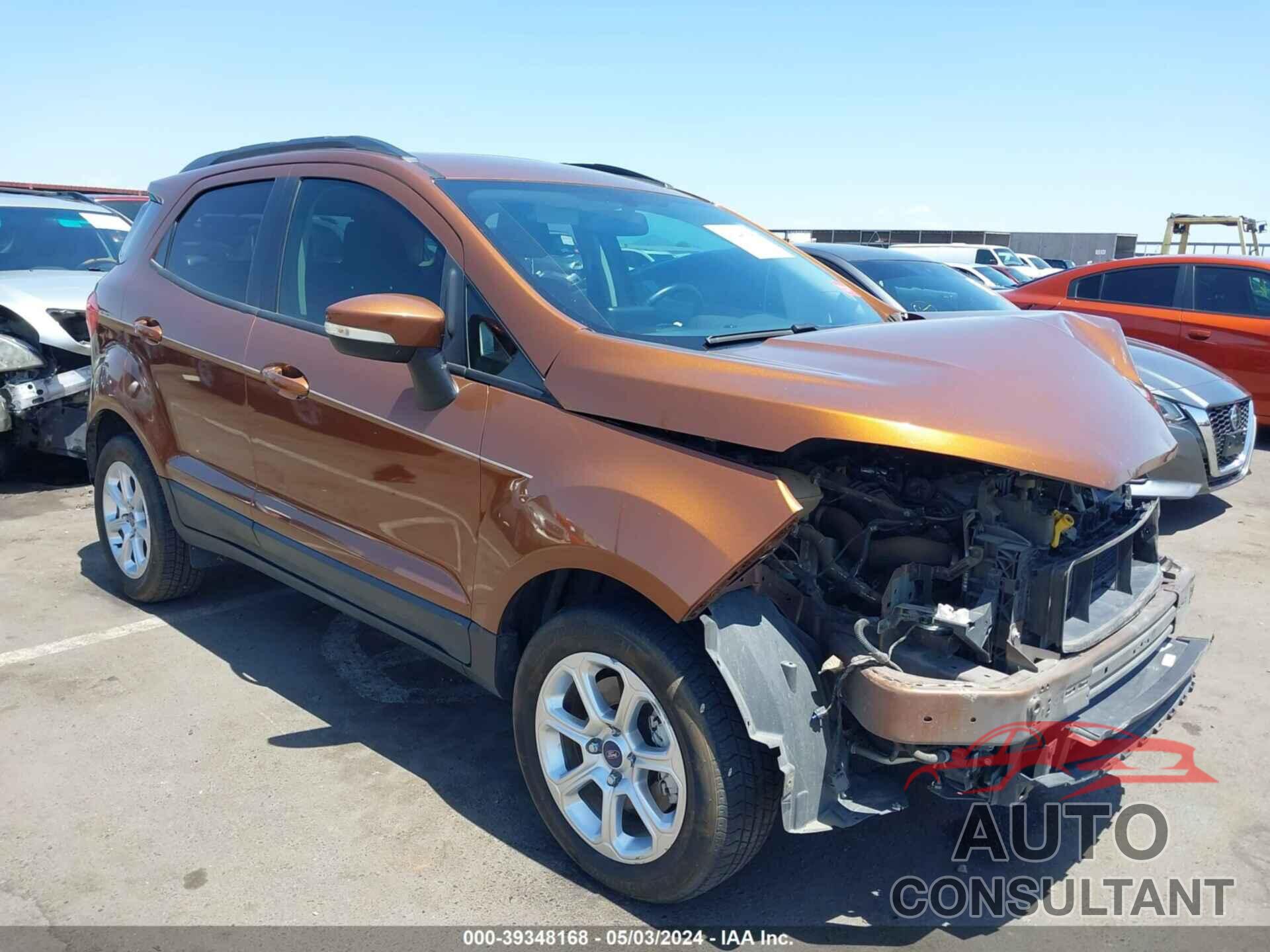 FORD ECOSPORT 2018 - MAJ3P1TE1JC249242