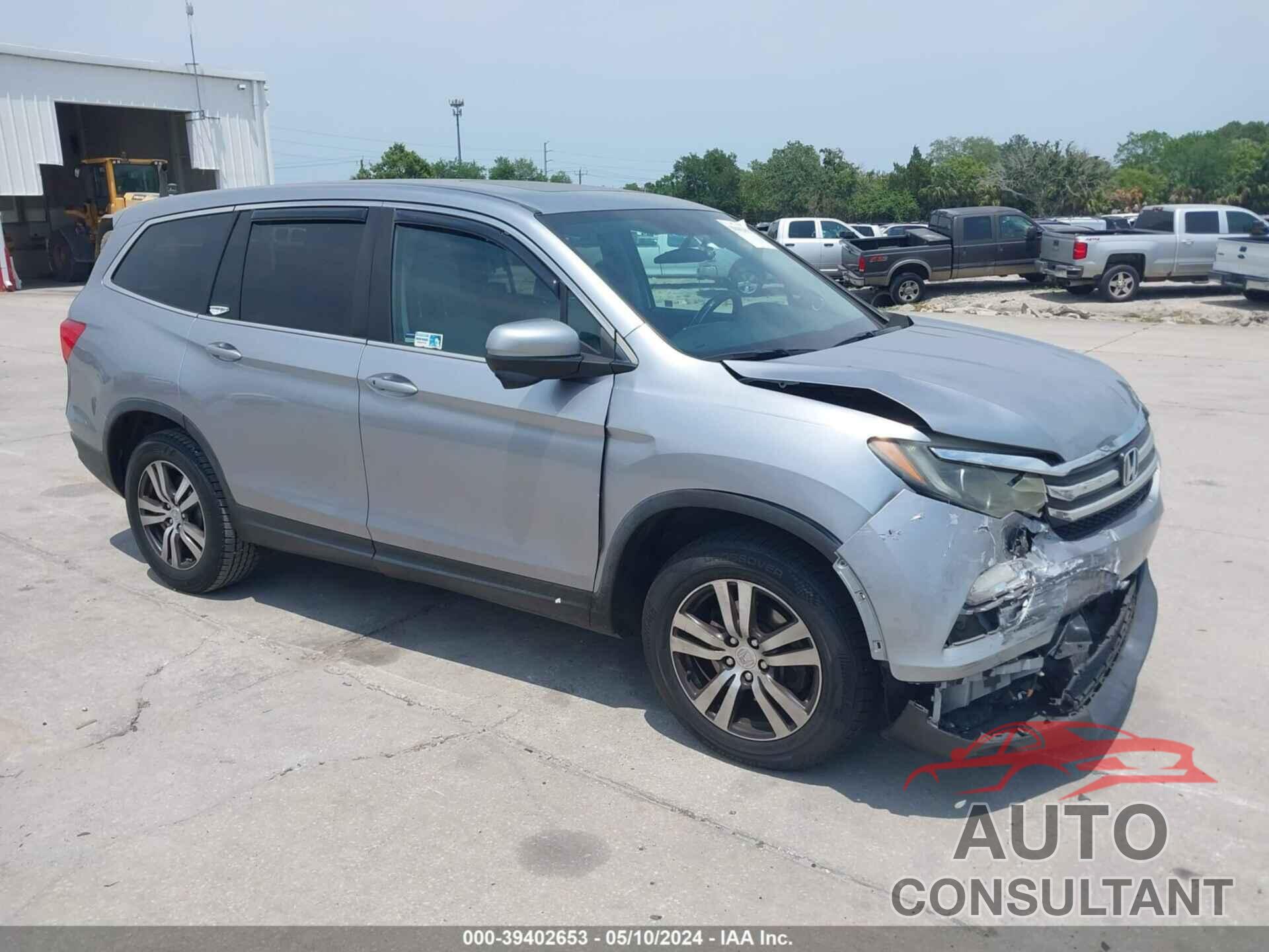 HONDA PILOT 2016 - 5FNYF5H57GB025133