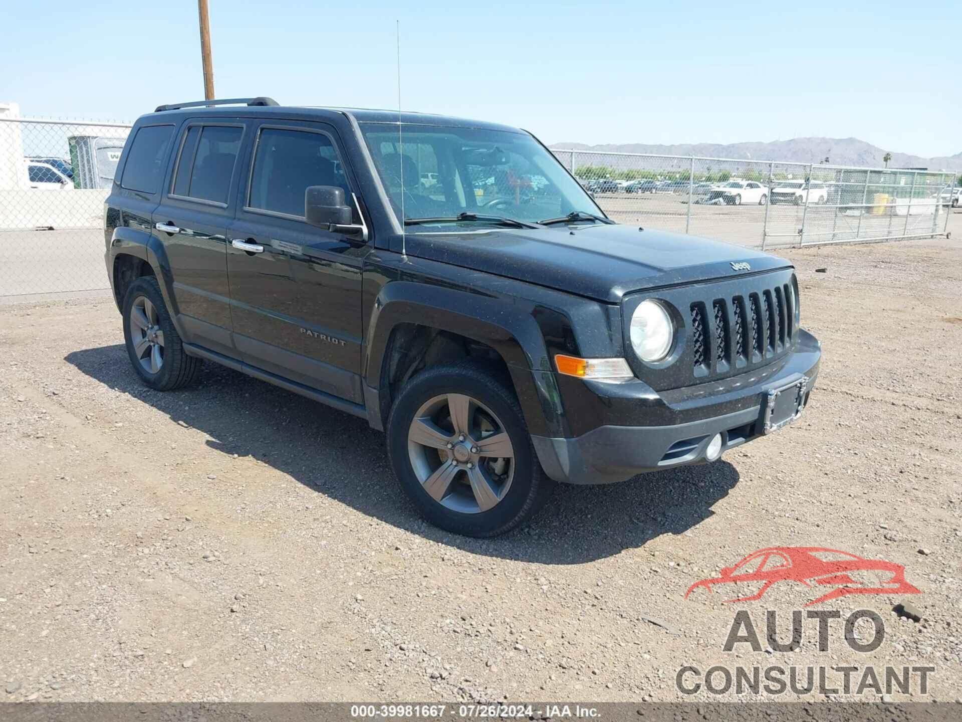 JEEP PATRIOT 2016 - 1C4NJPBA0GD726638