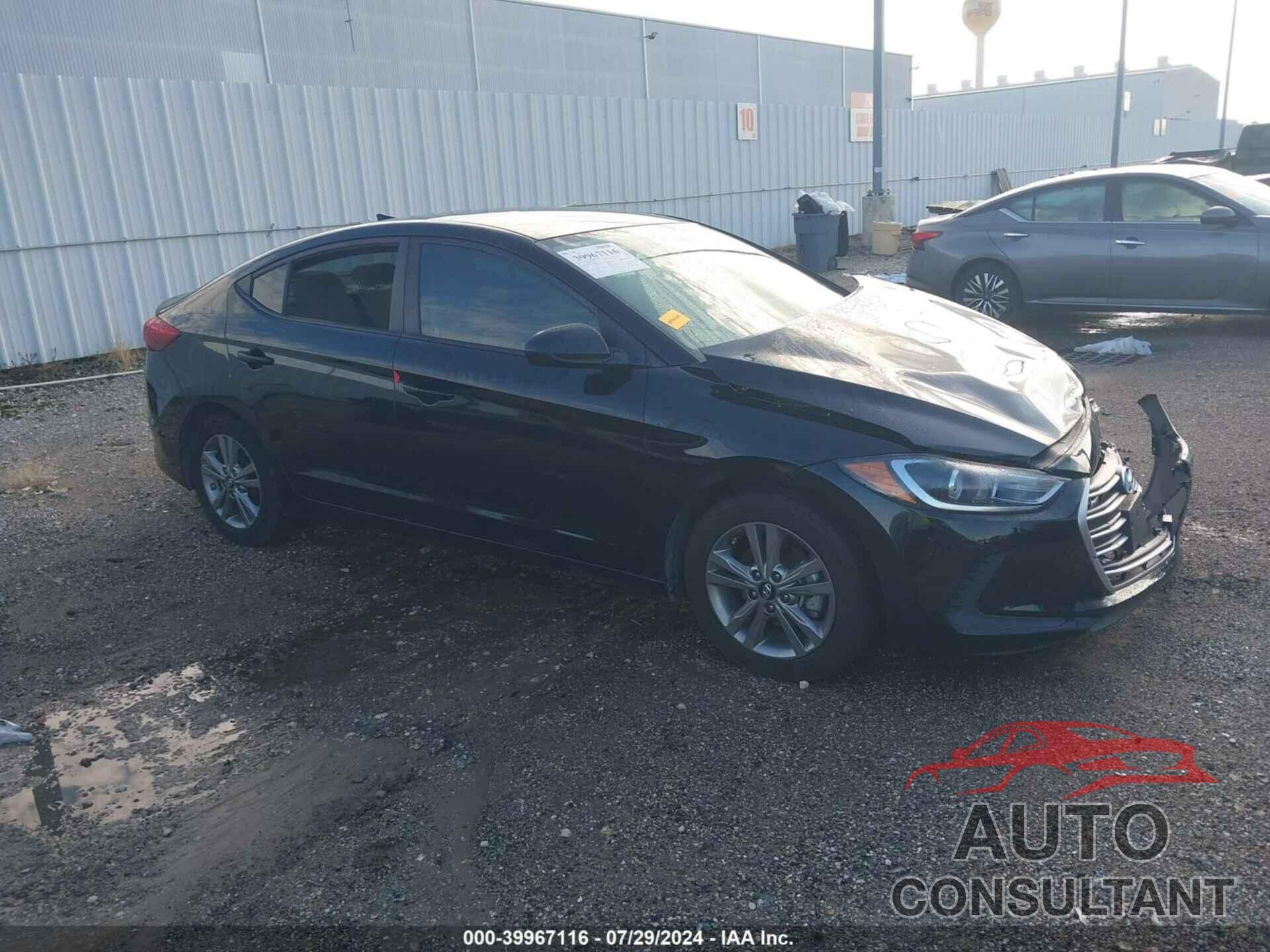 HYUNDAI ELANTRA 2017 - KMHD84LF4HU060381