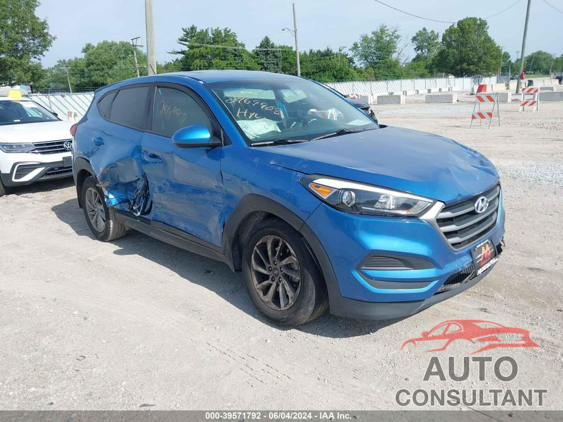 HYUNDAI TUCSON 2018 - KM8J23A41JU645506