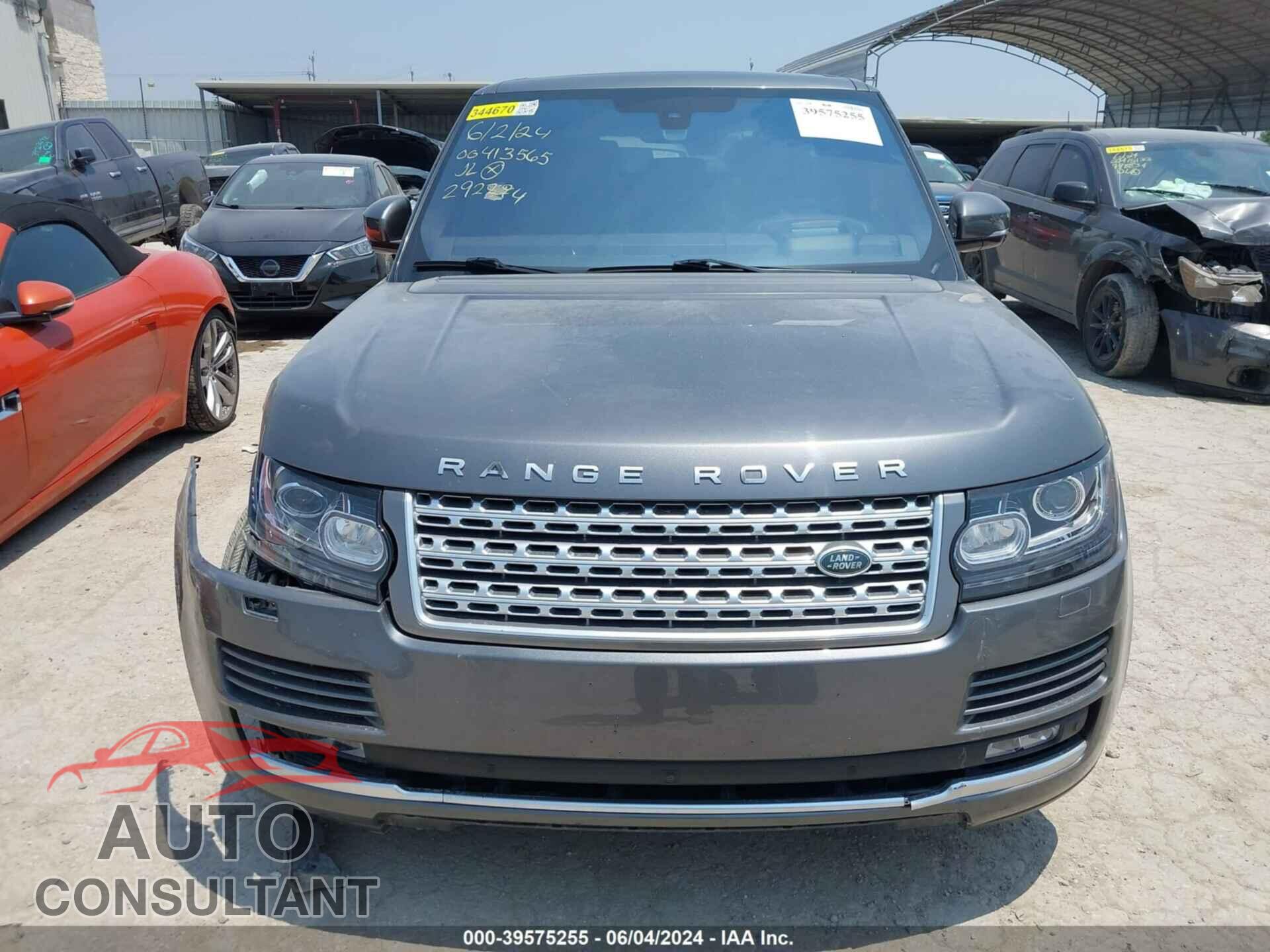 LAND ROVER RANGE ROVER 2016 - SALGS2EF7GA292924