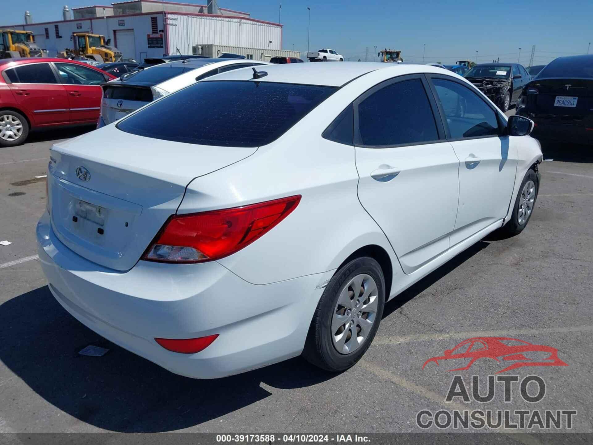 HYUNDAI ACCENT 2016 - KMHCT4AE0GU094126