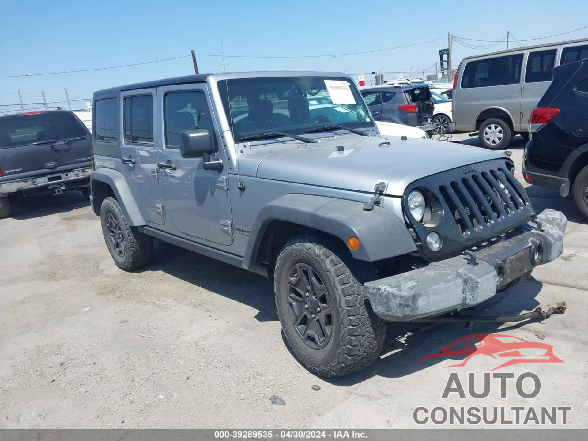 JEEP WRANGLER UNLIMITED 2015 - 1C4HJWDG5FL618917